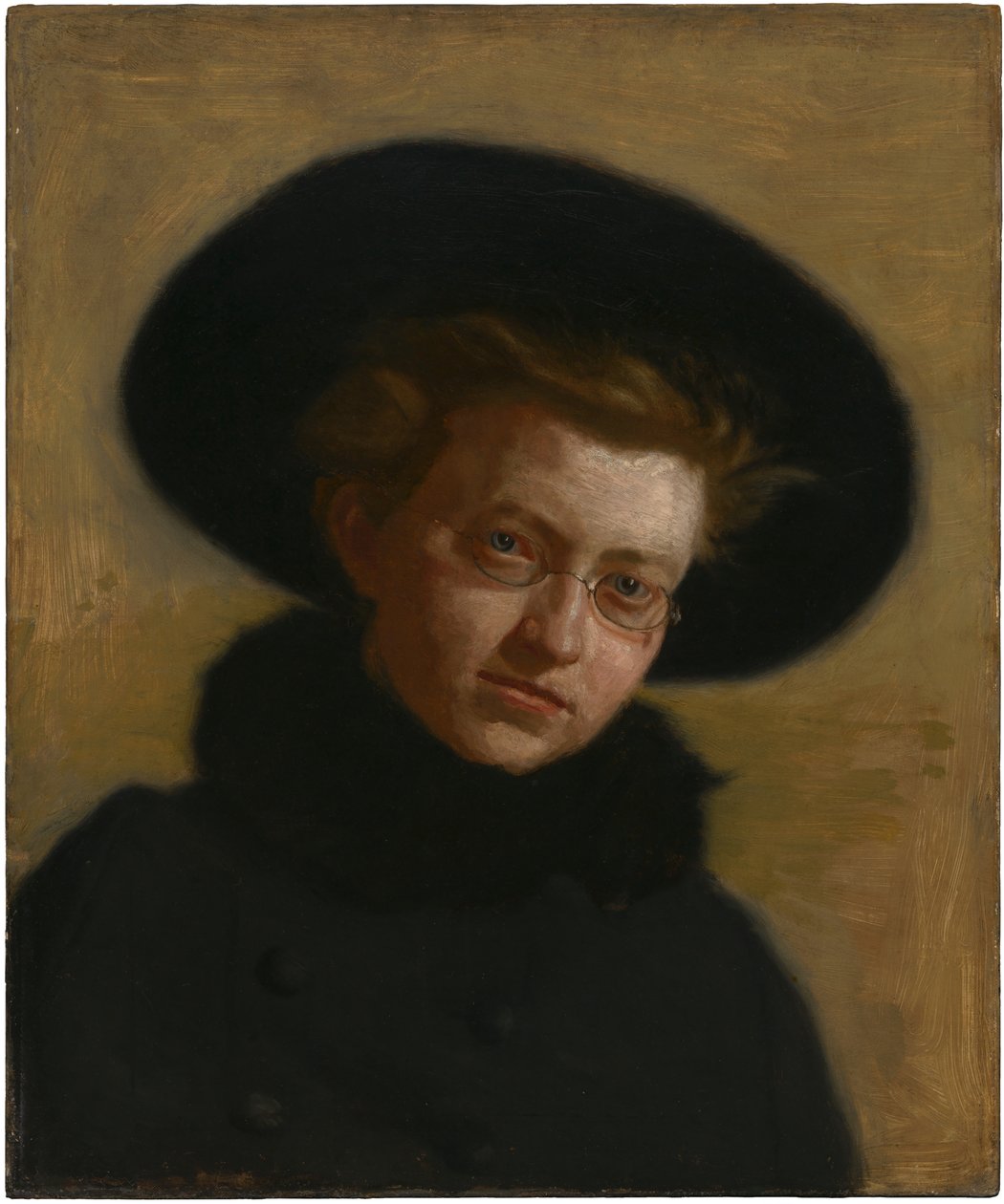 Portrett av Lillian Hammit (Jente med stor hatt) av Thomas Eakins