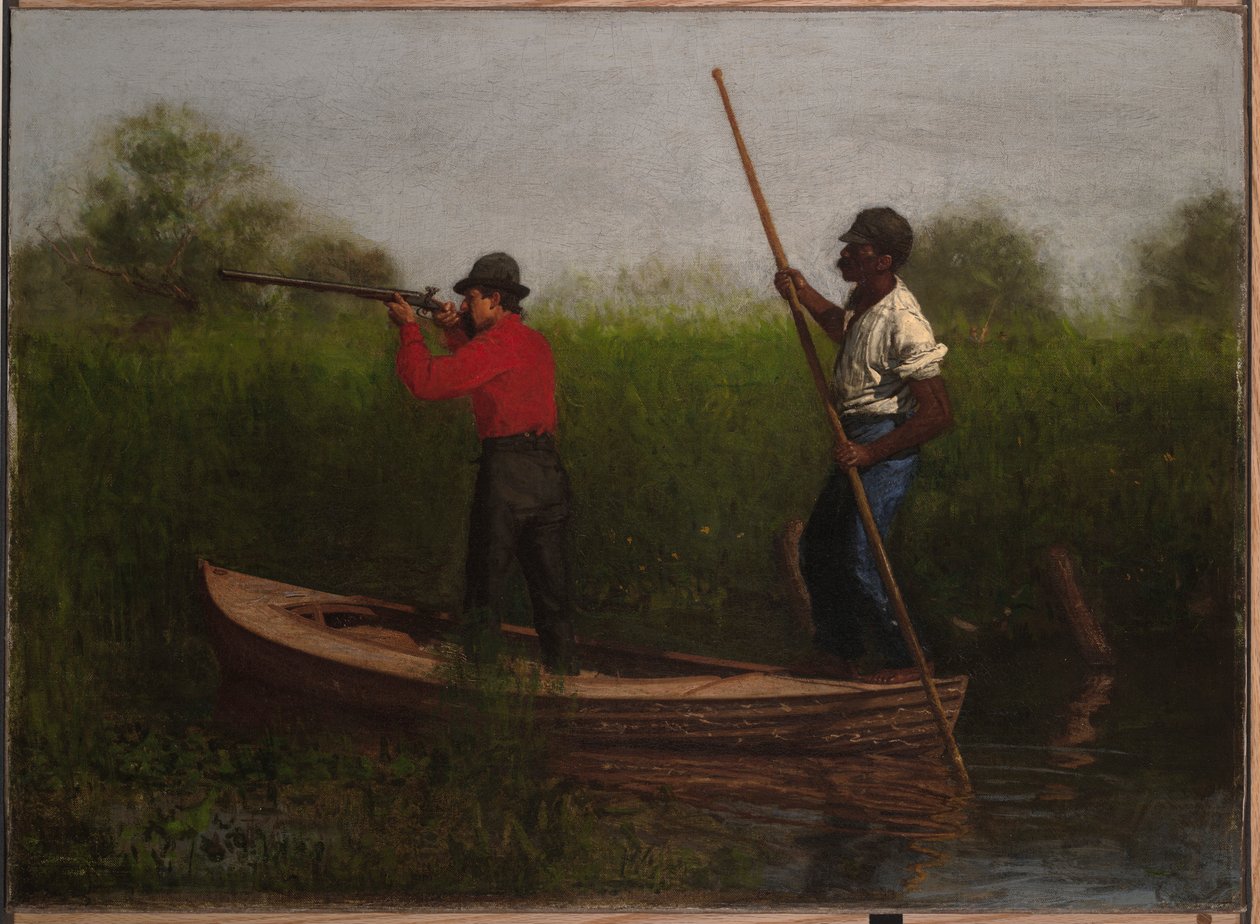 Jernbaneskyting på Delaware av Thomas Eakins