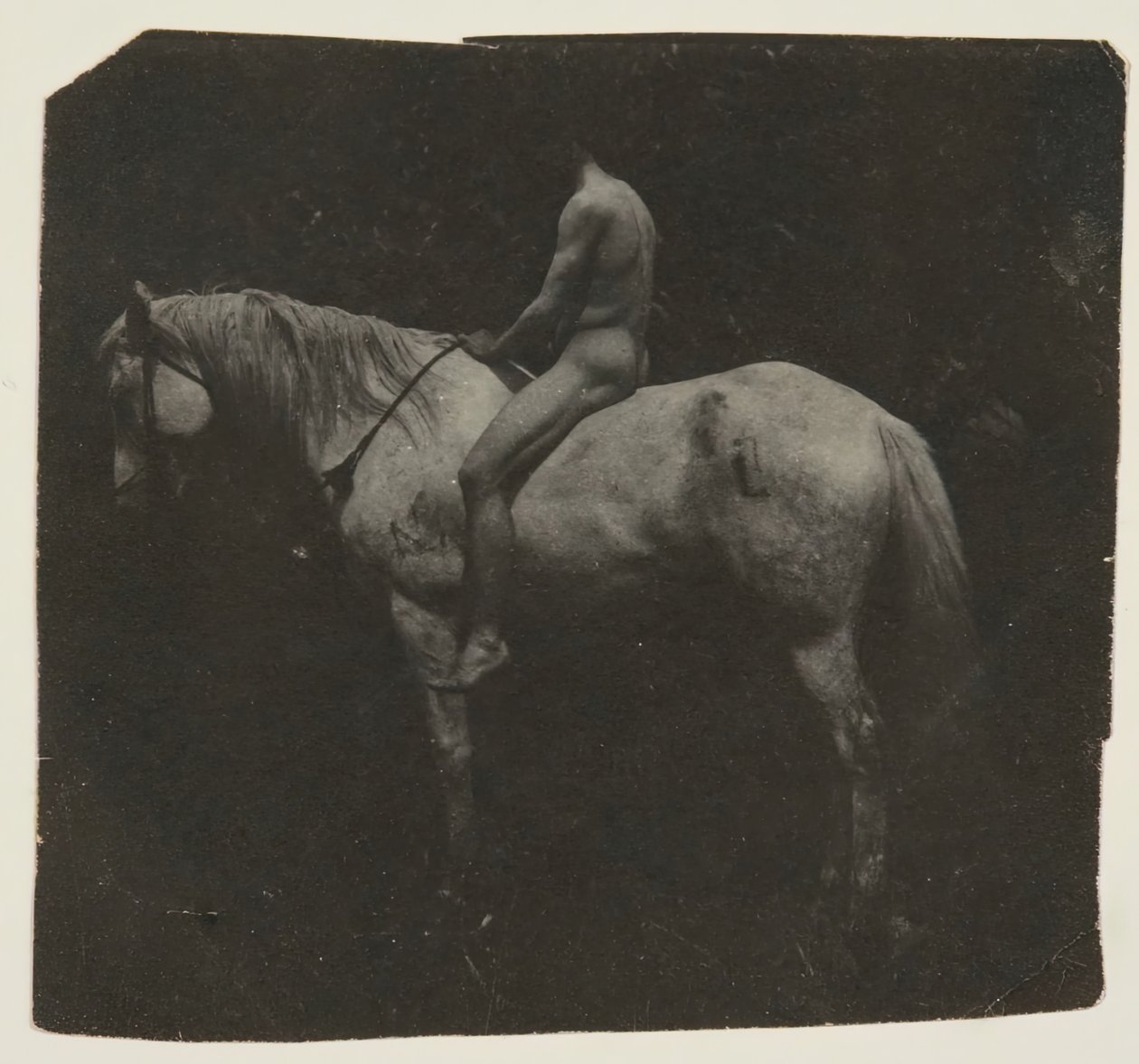 Samuel Murray Astride Eakins 'hest Billy, ca. 1892. av Thomas Eakins