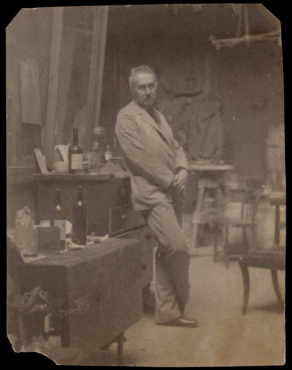Selvportrett, 1889-94., 1889-94. av Thomas Eakins