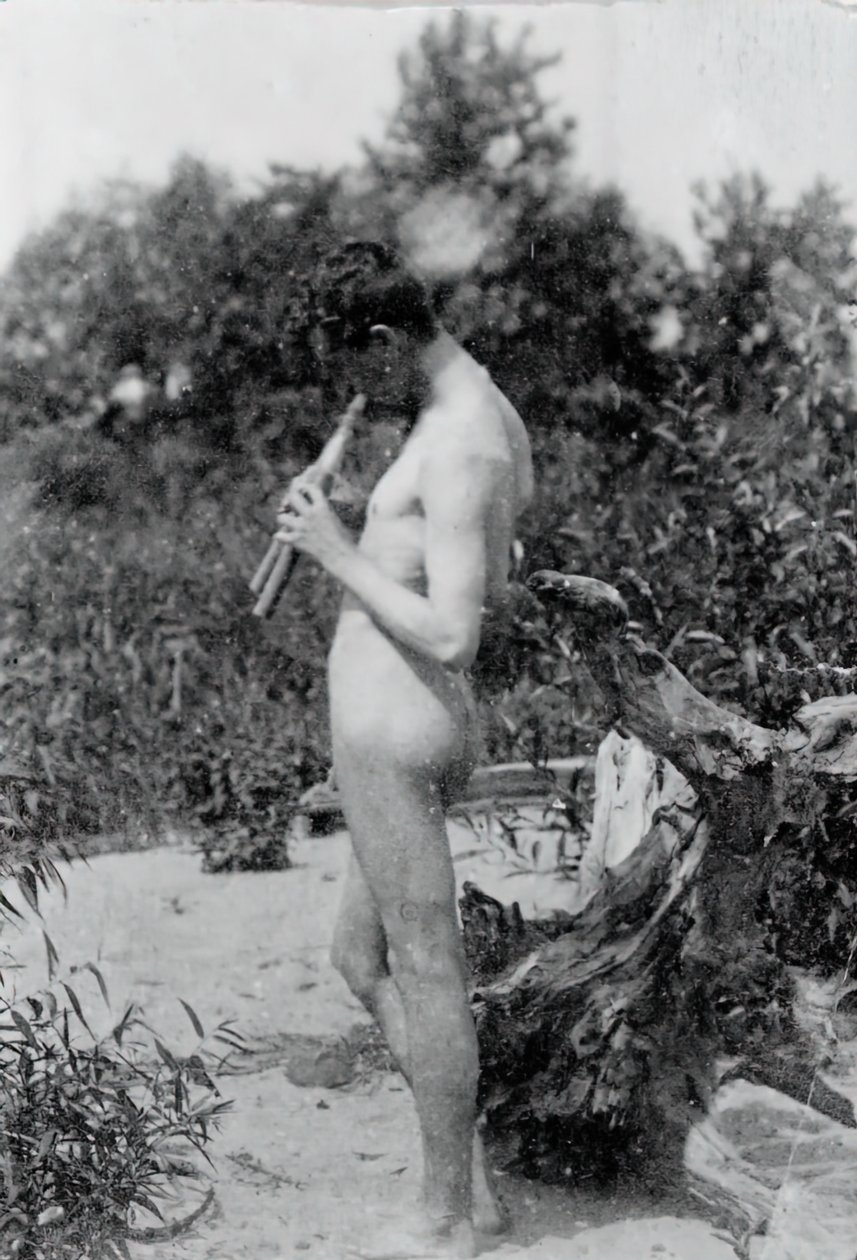 Standing Piper Study for Arcadia, ca. 1883. av Thomas Eakins
