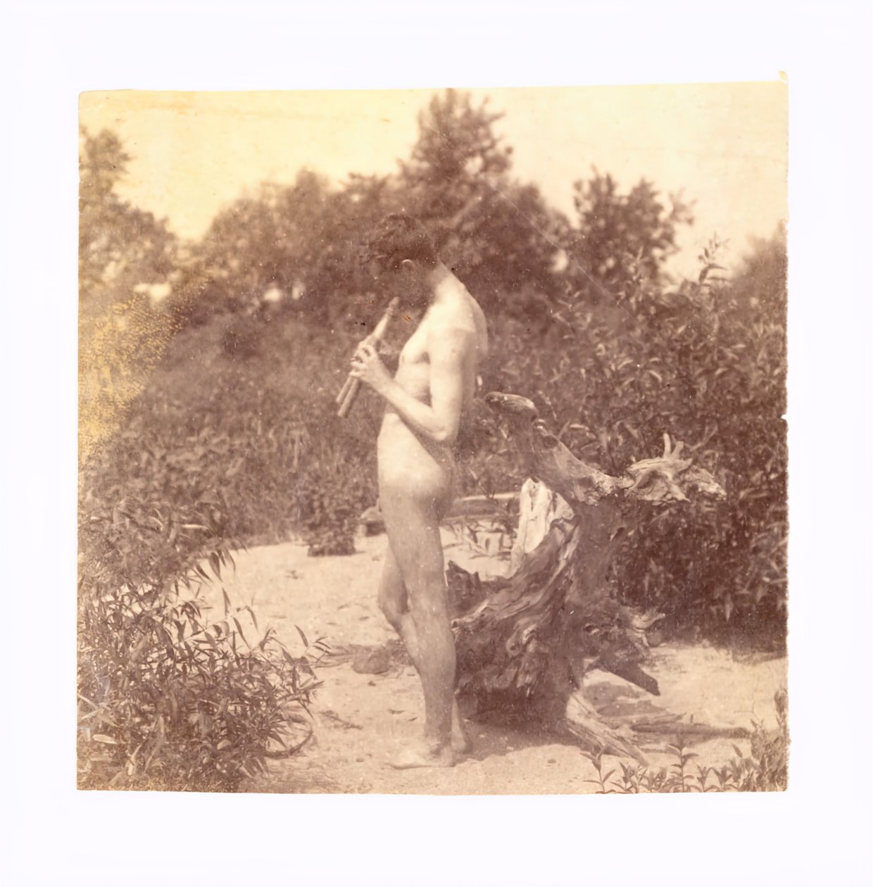 Standing Piper Study for Arcadia, ca. 1883. av Thomas Eakins