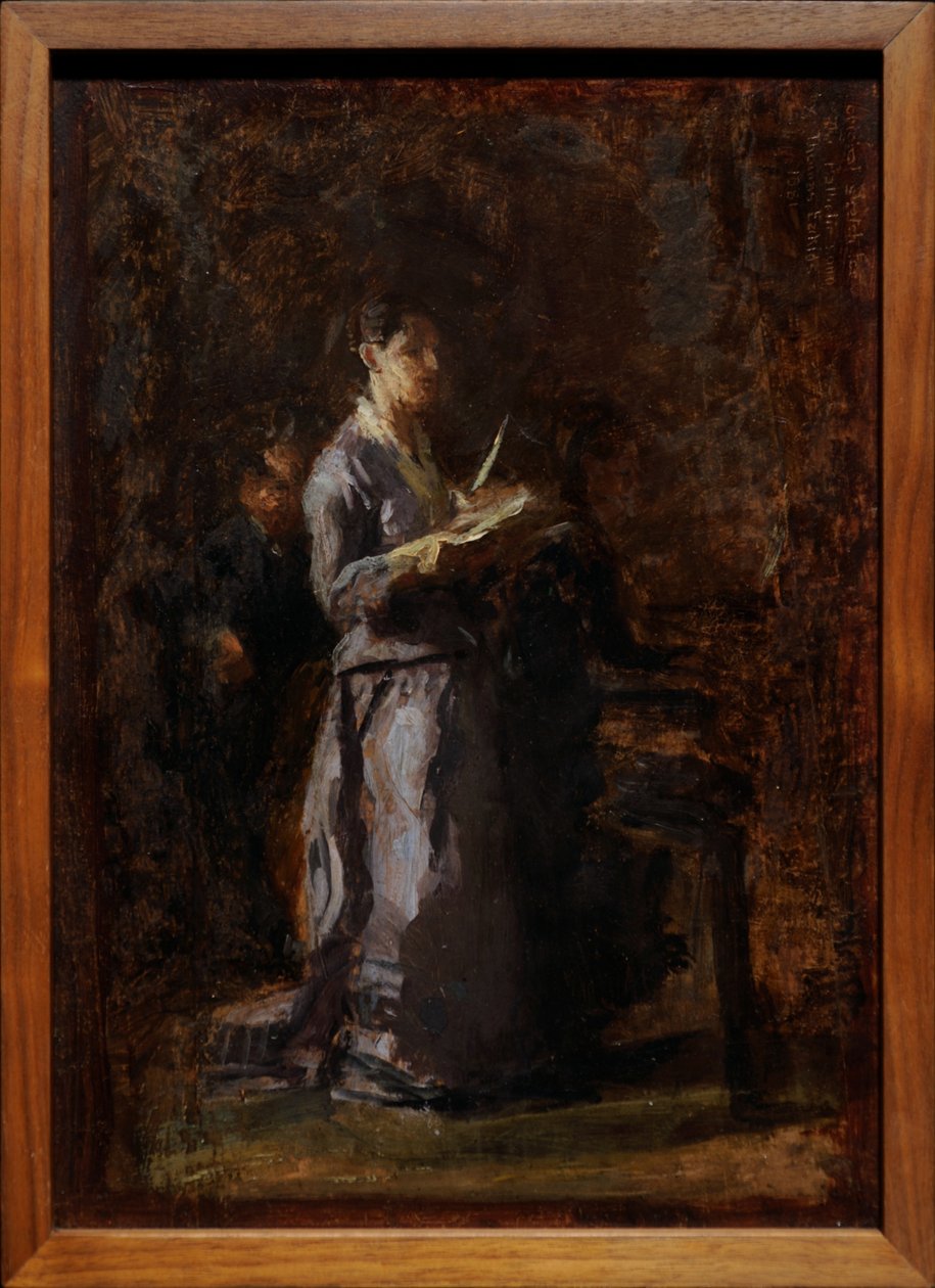 Studie til «Patetisk sang» av Thomas Eakins