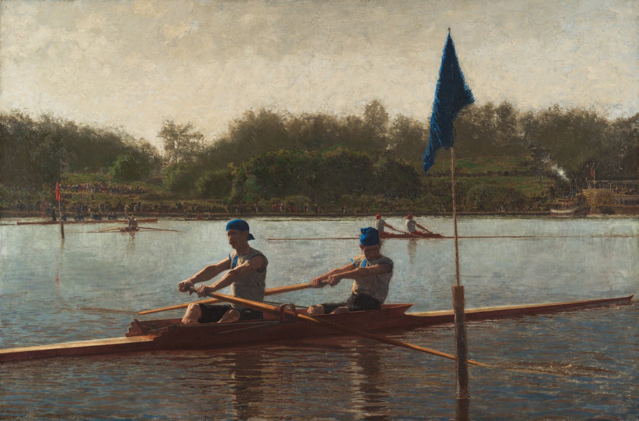 The Biglin Brothers Turning the Stake, 1873. av Thomas Eakins