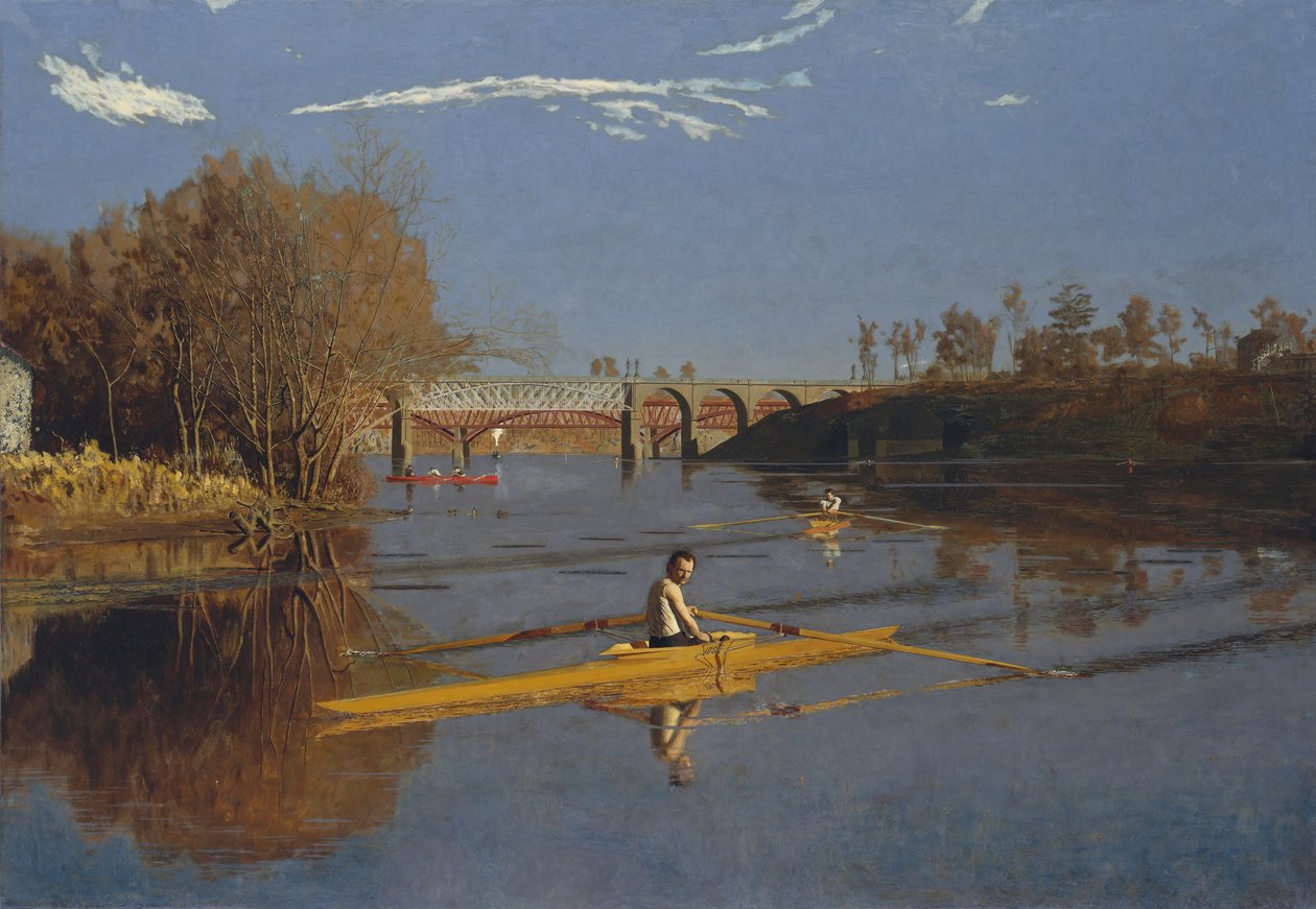 Champion Single Sculls Max Schmitt i en Single Scull, 1871. av Thomas Eakins