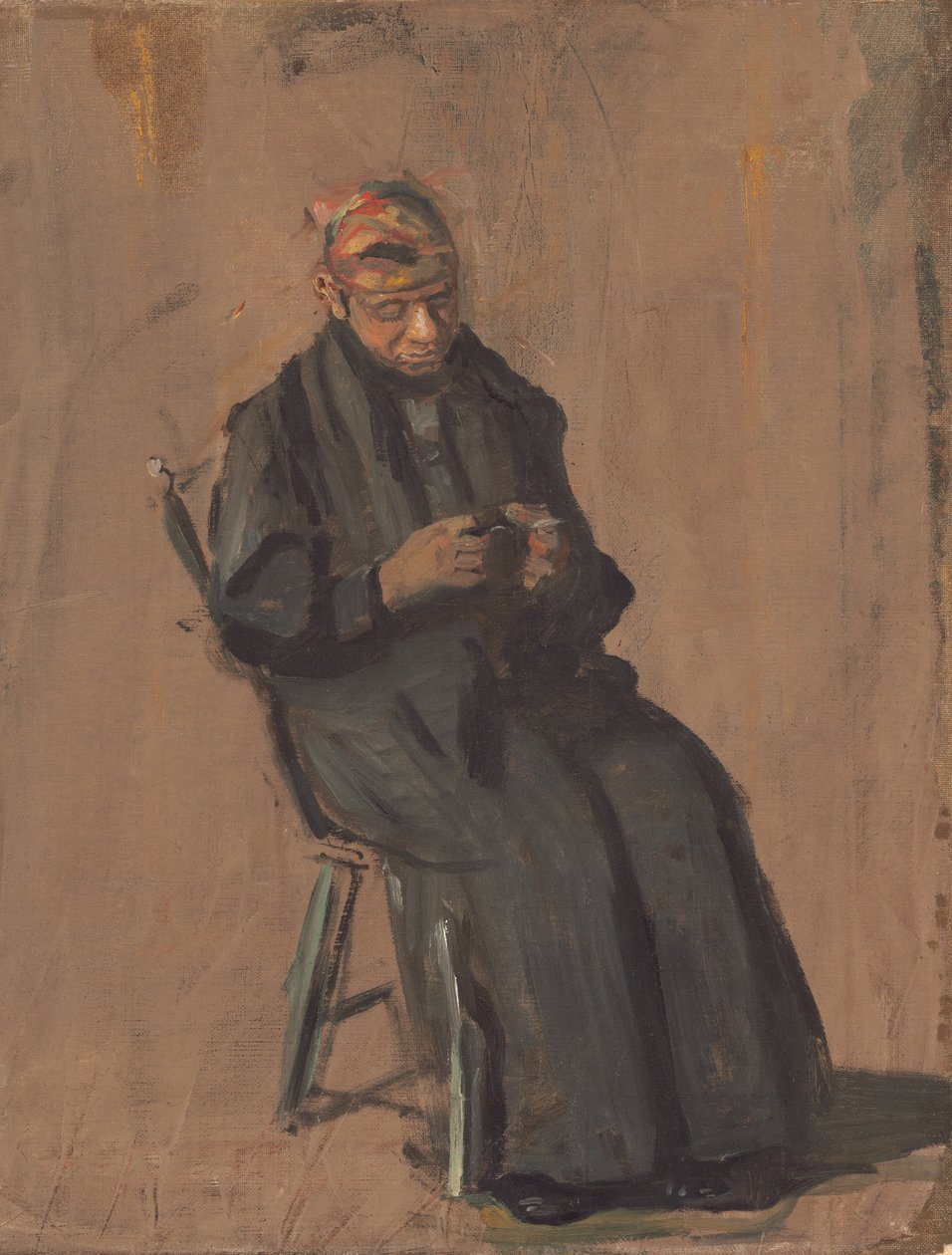 Lederen, ca. 1908. av Thomas Eakins