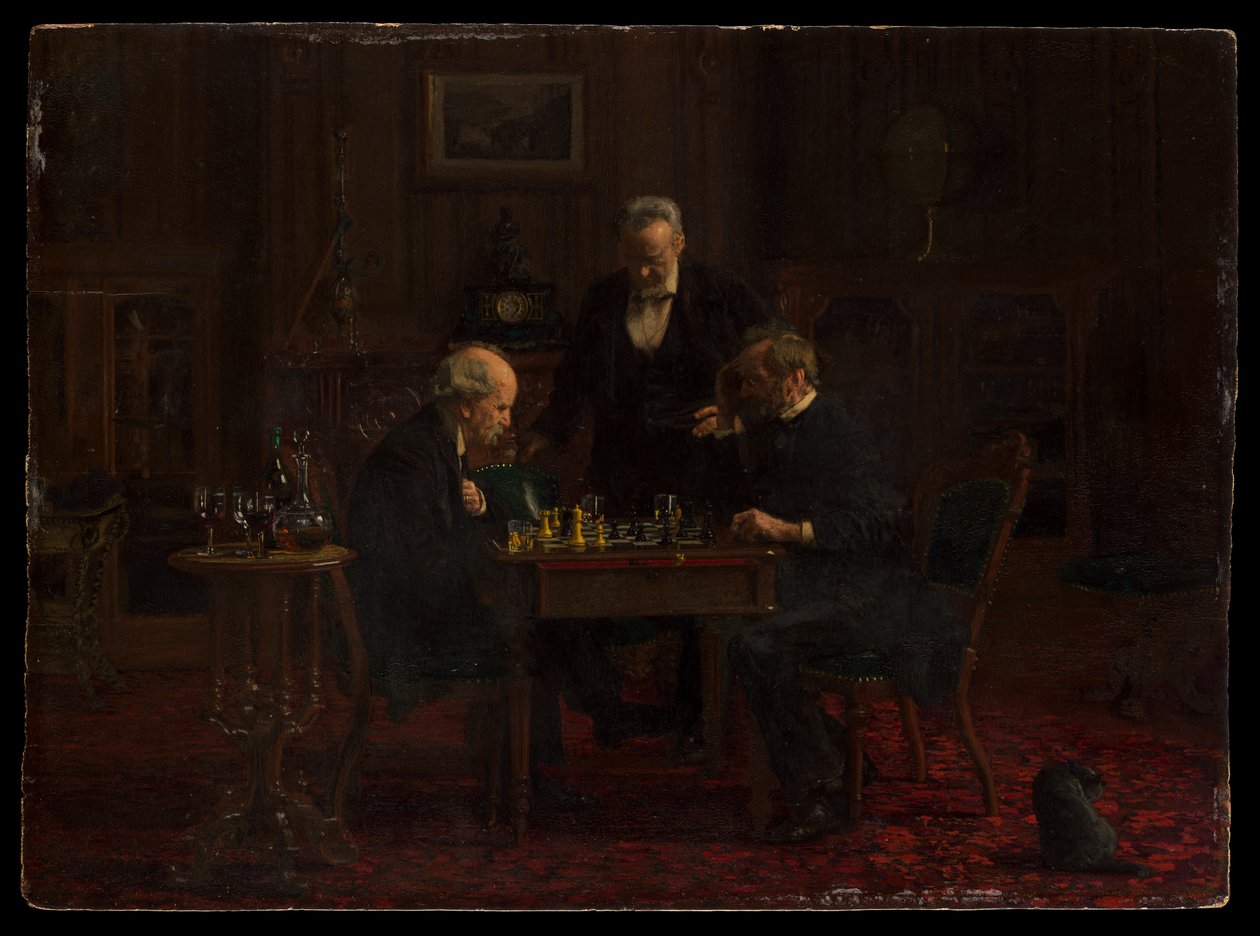 Sjakkspillerne av Thomas Eakins