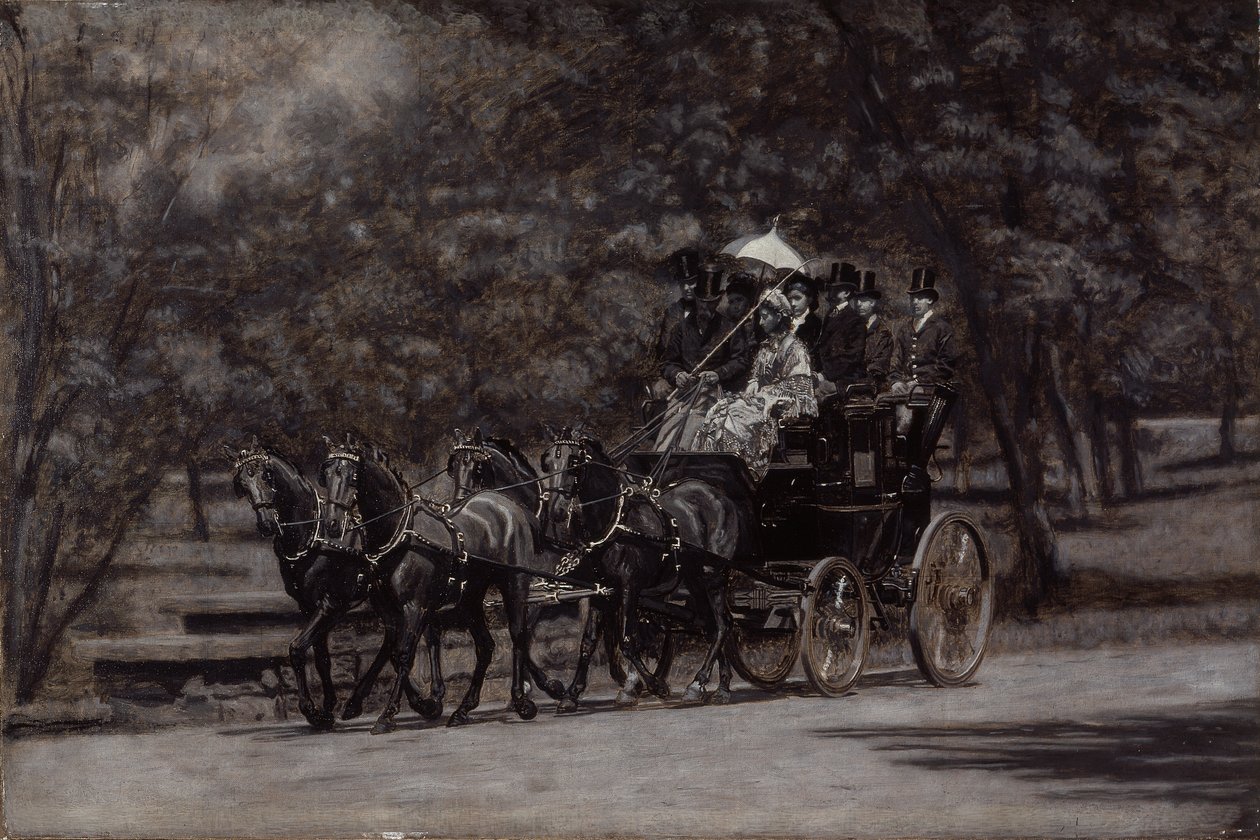 The Fairman Rogers Four-In-Hand (A May Morning in the Park) av Thomas Eakins