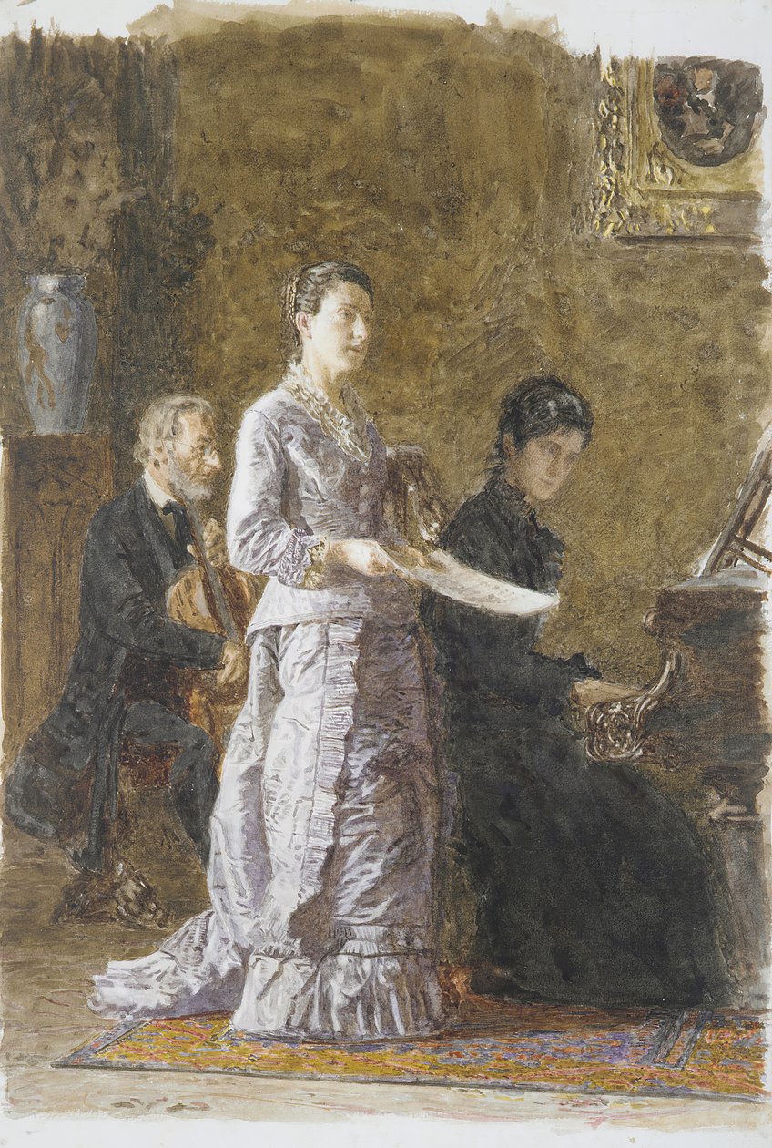 Den patetiske sangen, 1881. av Thomas Eakins
