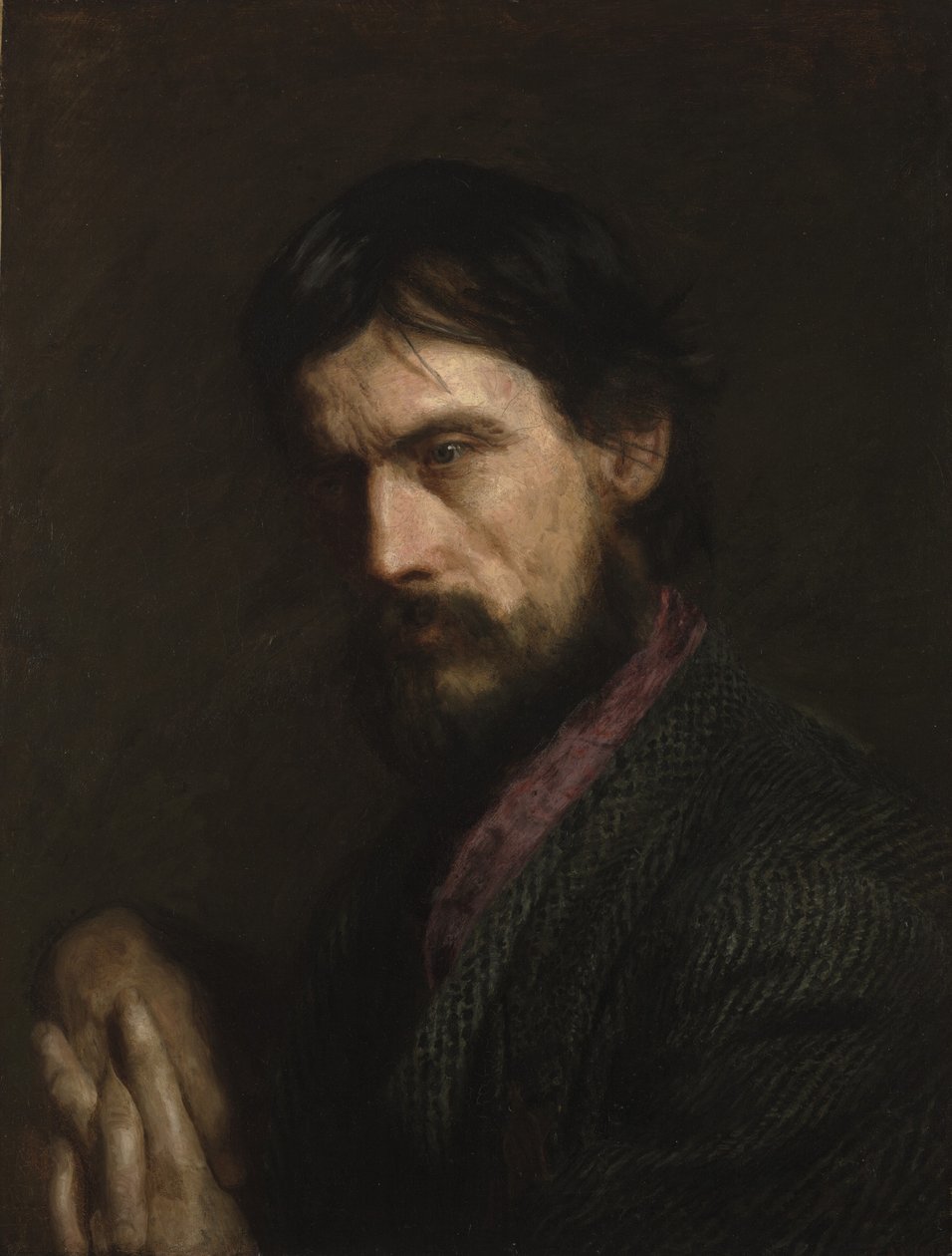 Veteranen (Portrett av George Reynolds), ca. 1885 av Thomas Eakins