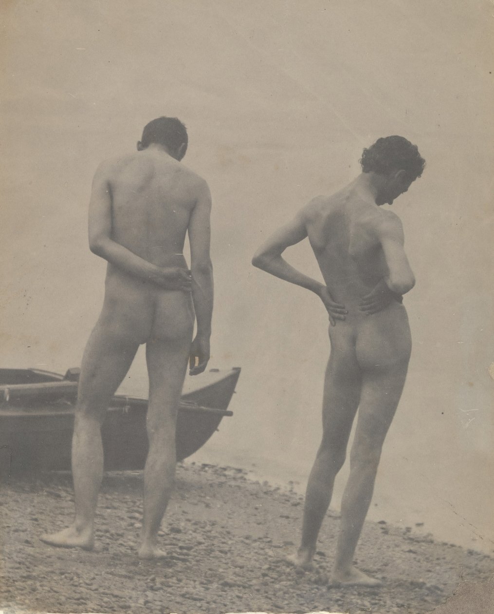 Thomas Eakins og John Laurie Wallace på en strand, ca. 1883. av Thomas Eakins