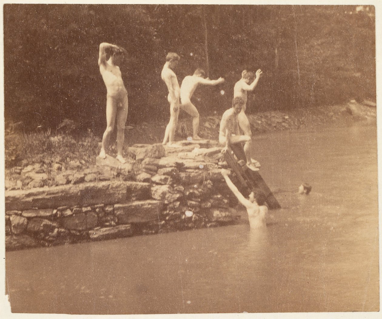 Thomas Eakins og studenter, ca. 1883. av Thomas Eakins