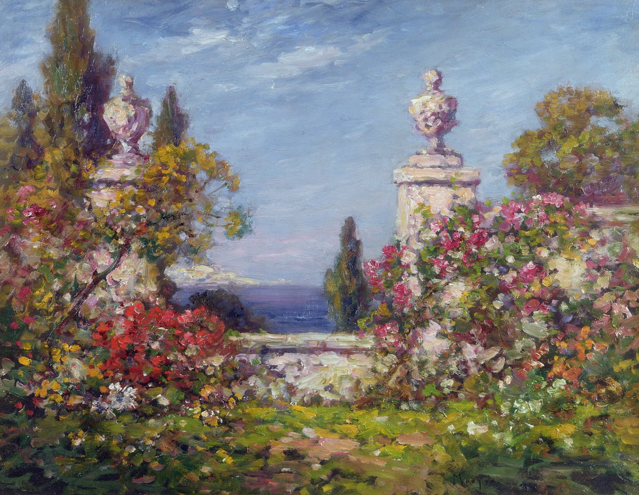 En middelhavshage av Thomas Edwin Mostyn