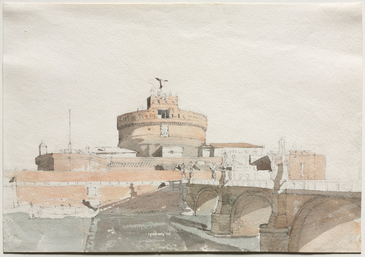 Castel Sant'Angelo av Thomas Ender