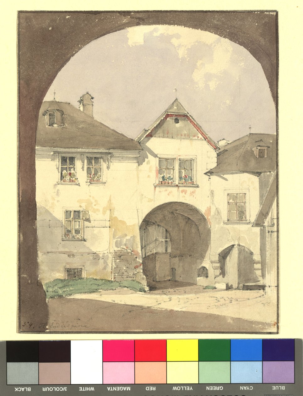 Motiv fra Klosterneuburg (hus) av Thomas Ender