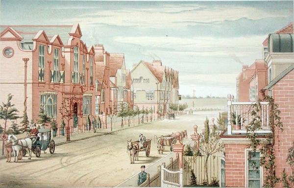 Bedford Park, London av Thomas Erat Harrison