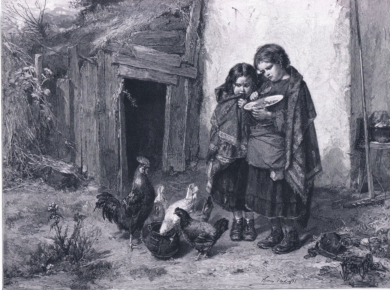 Pot Luck, fra The Magazine of Art 1893, Cassell and Company av Thomas Faed