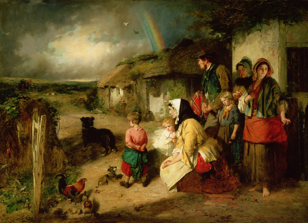 Den første pausen i familien av Thomas Faed