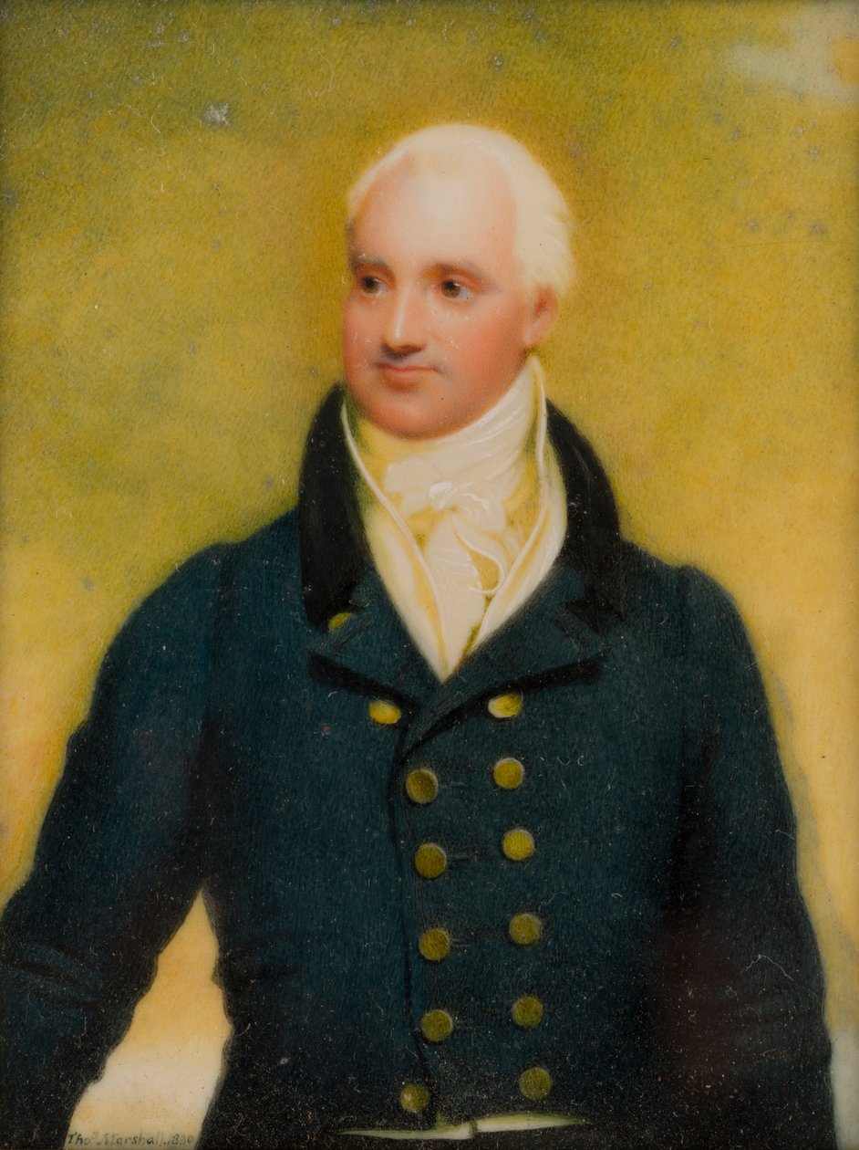 Portrett av Cecil Forester, ca. 1st Lord Forester, ca. 1830 (olje og elfenben) av Thomas Falcon Marshall