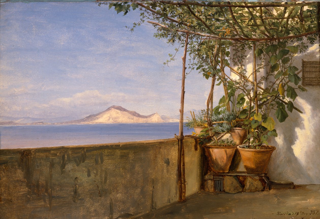 Terrasse i Procida av Thomas Fearnley