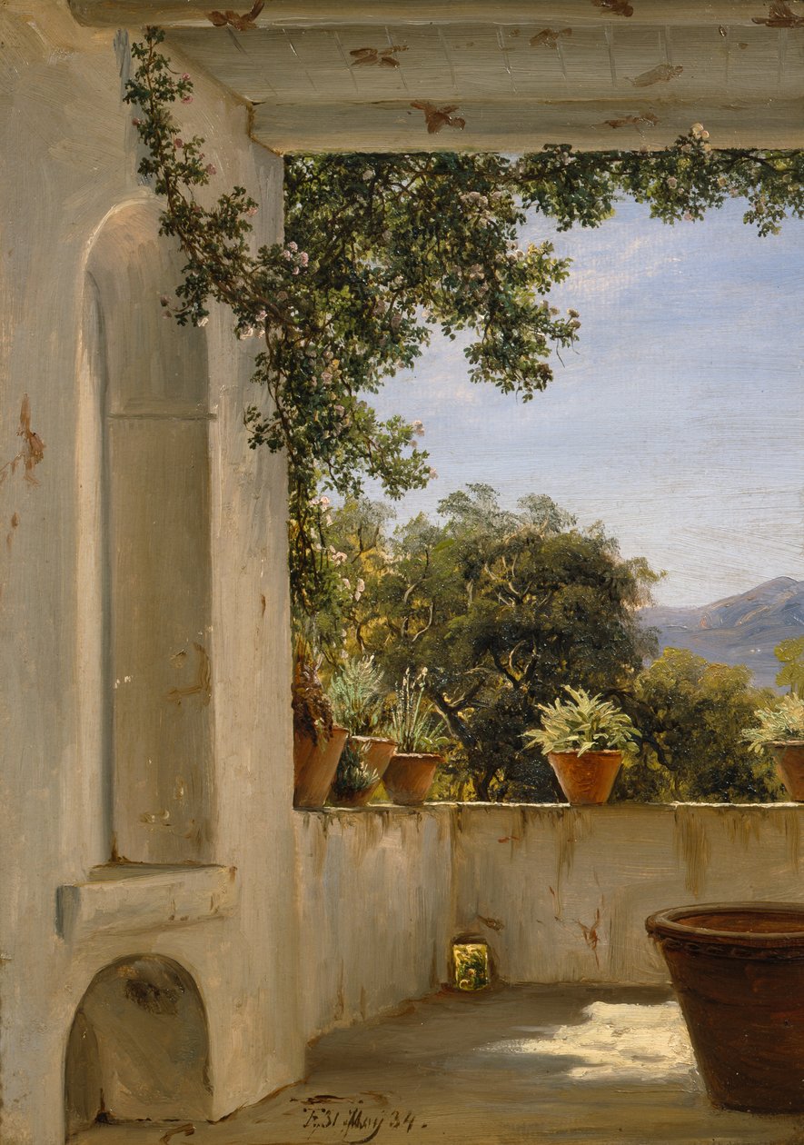Terrasse i Sorrento av Thomas Fearnley