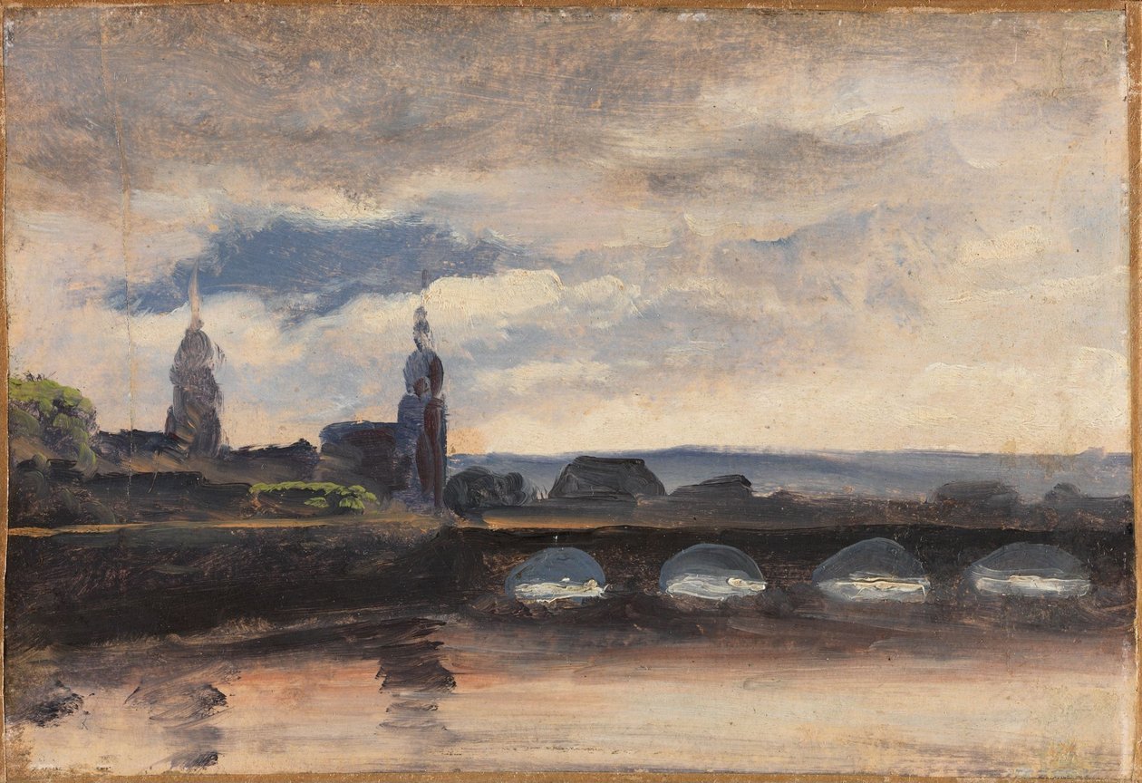Augustusbroen i Dresden av Thomas Fearnley
