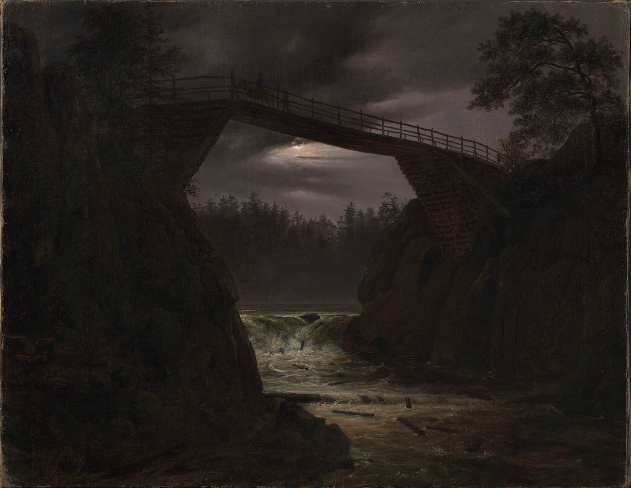 Haugebroen utenfor Arendal av Thomas Fearnley