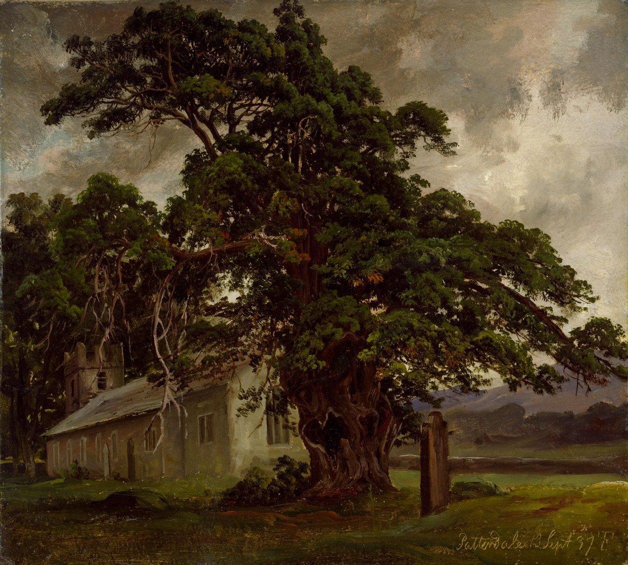 Kirken i Patterdale av Thomas Fearnley