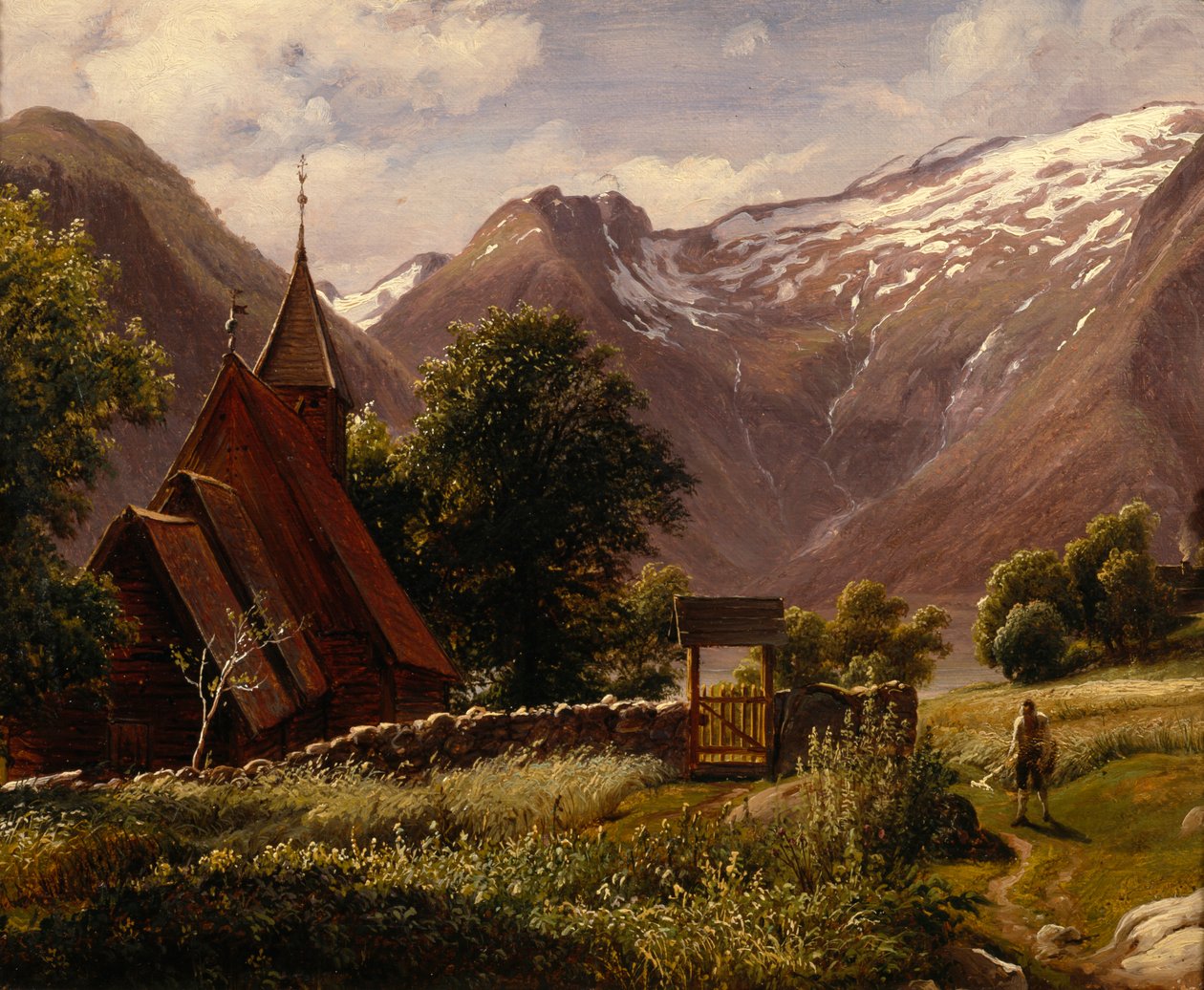 Tjugum Church, Balestrand av Thomas Fearnley