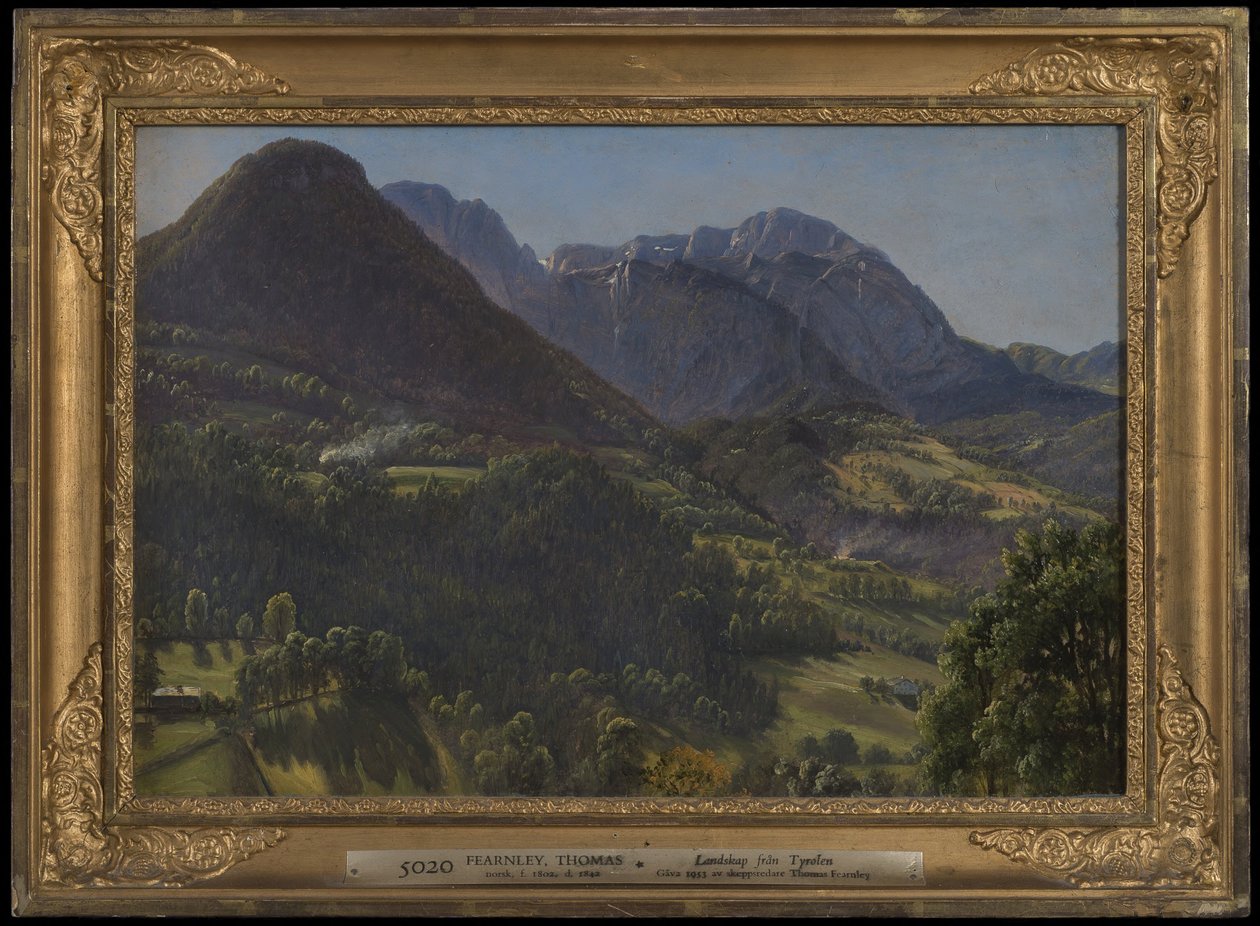 Tyrolsk landskap av Thomas Fearnley