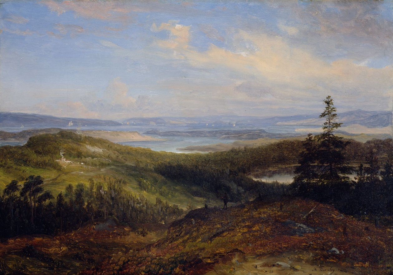 Utsikt over Oslofjorden av Thomas Fearnley