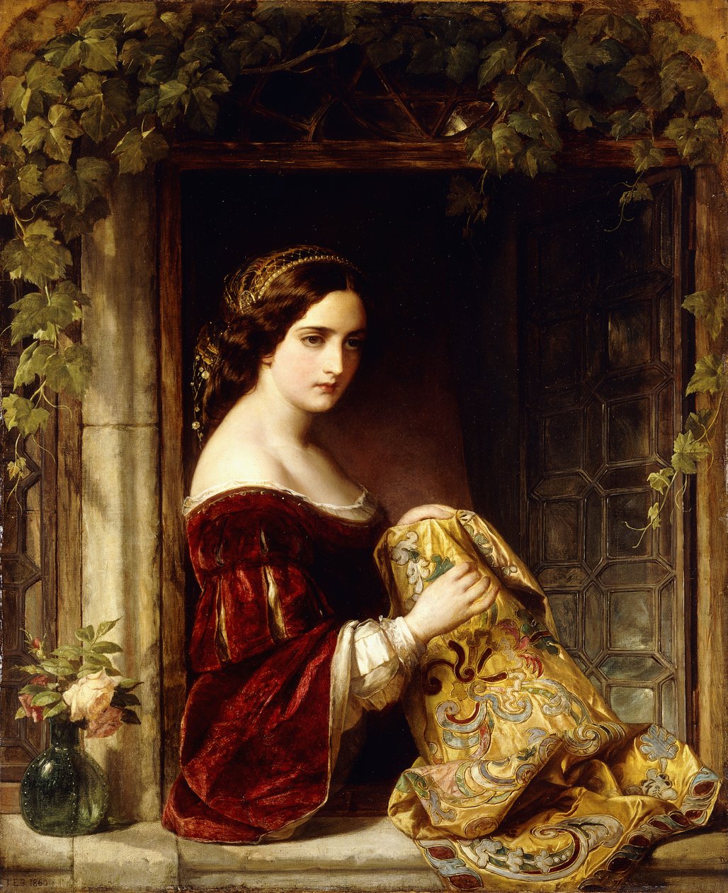 Venter, 1860 av Thomas Francis Dicksee