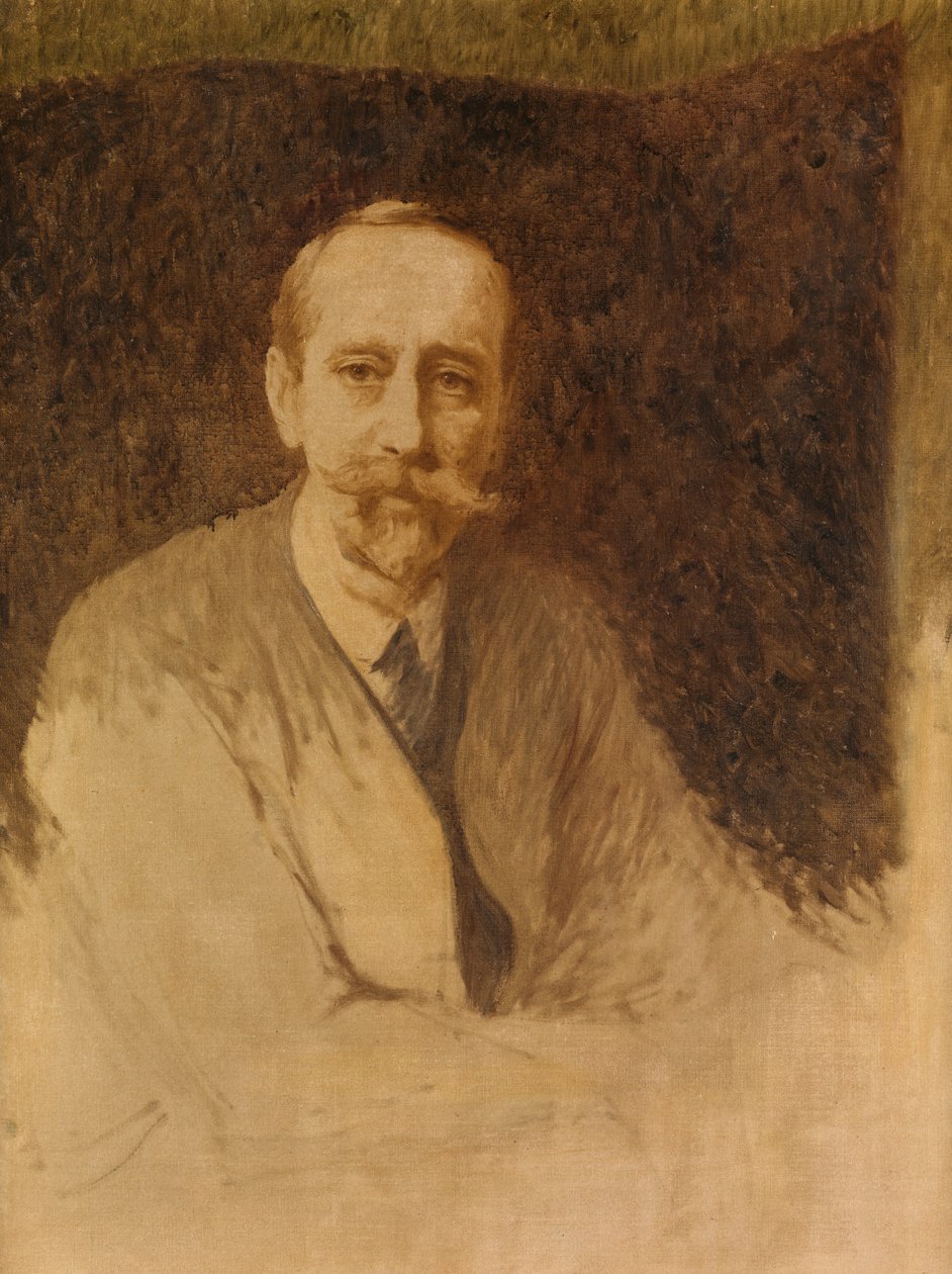 Selvportrett (olje på lerret) av Thomas Frederick Mason Sheard