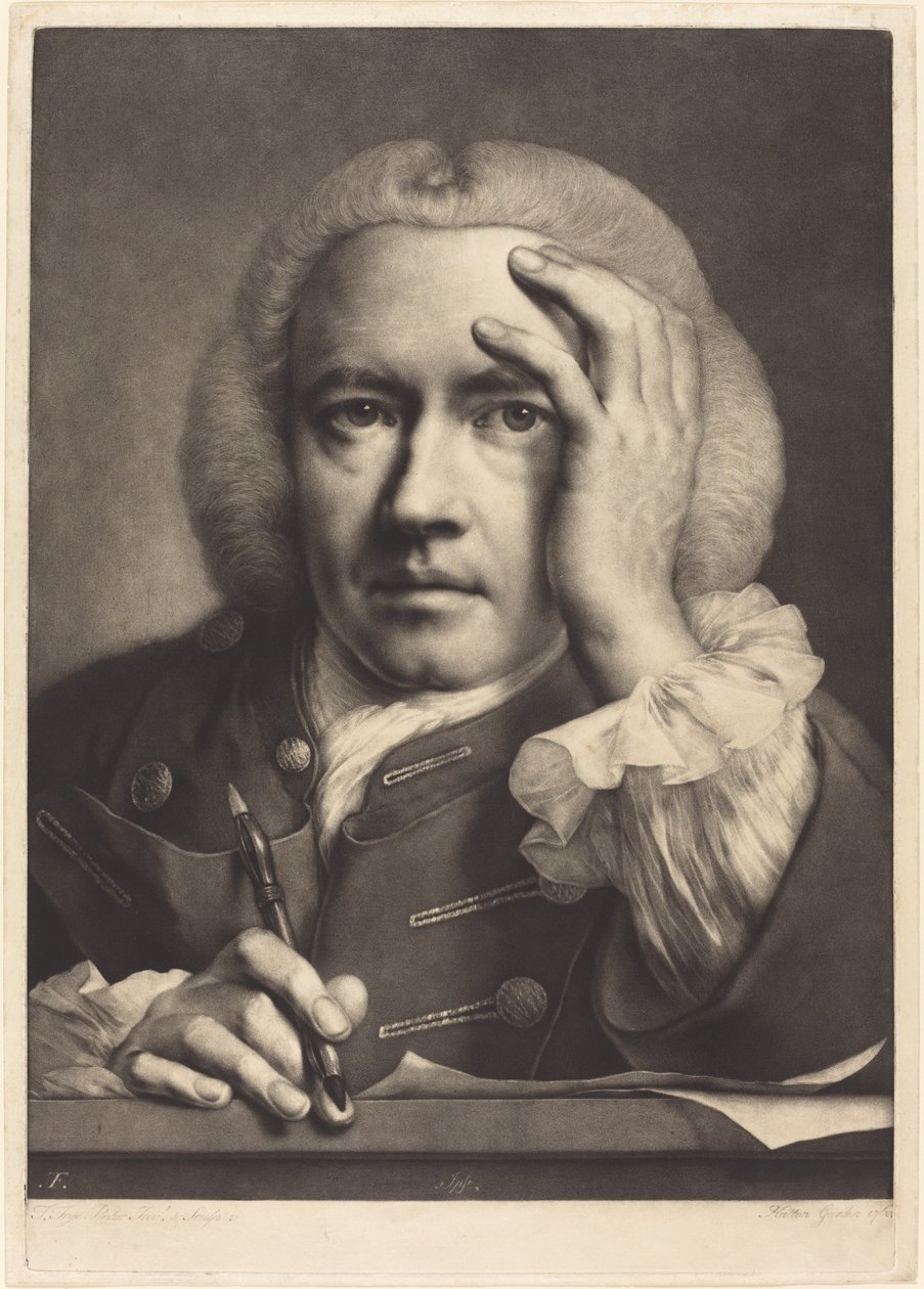 Selvportrett av Thomas Frye