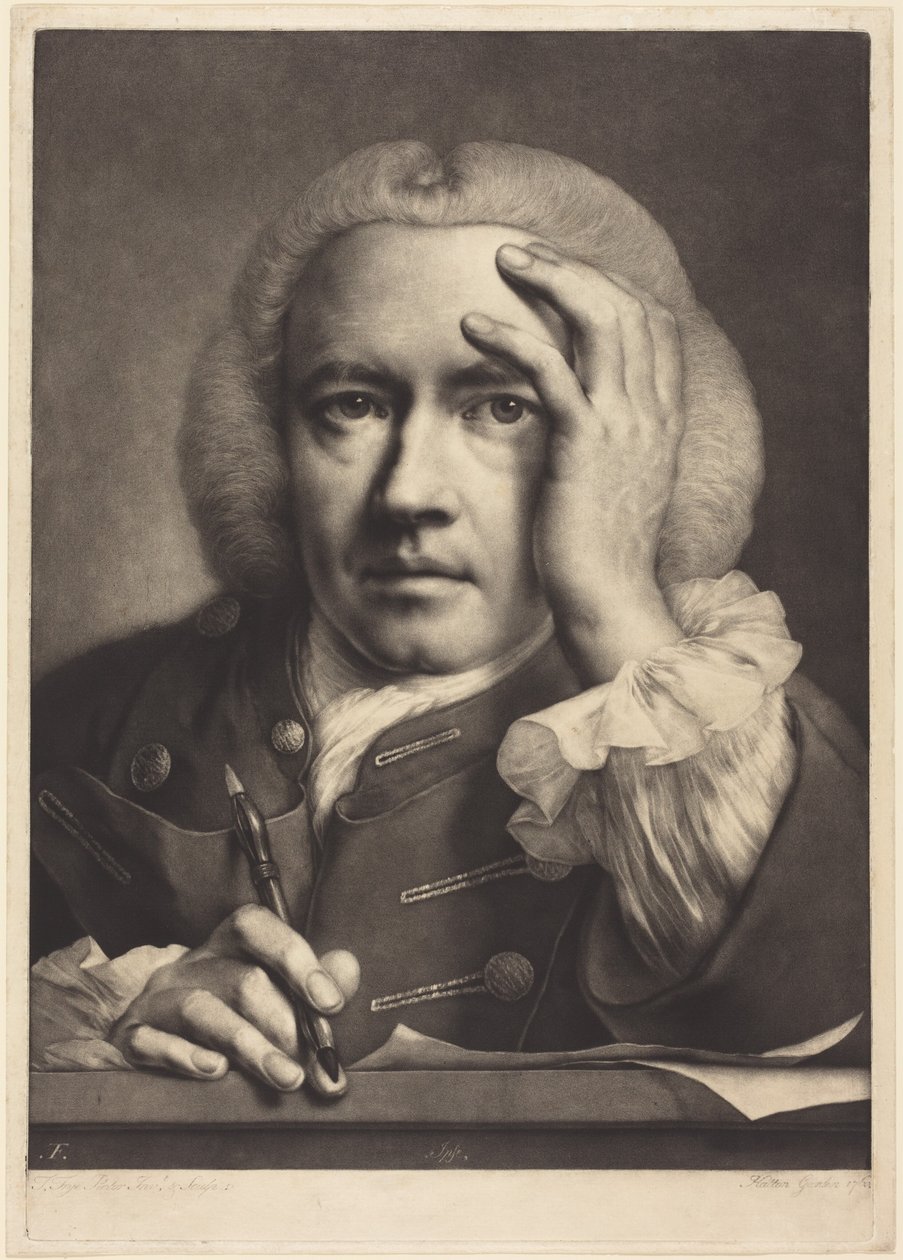 Selvportrett av Thomas Frye