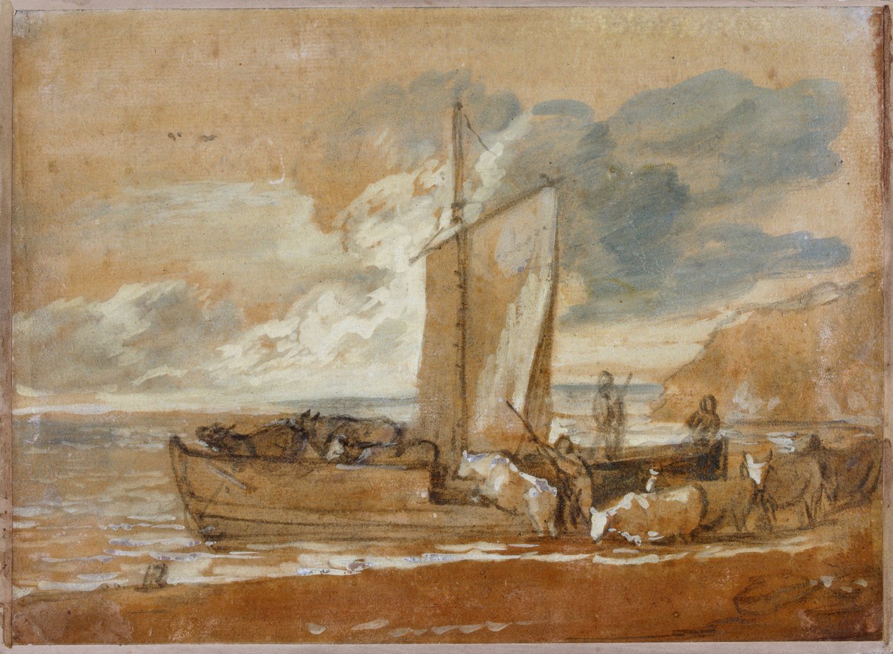 En storfeferge, 1784-1788 av Thomas Gainsborough