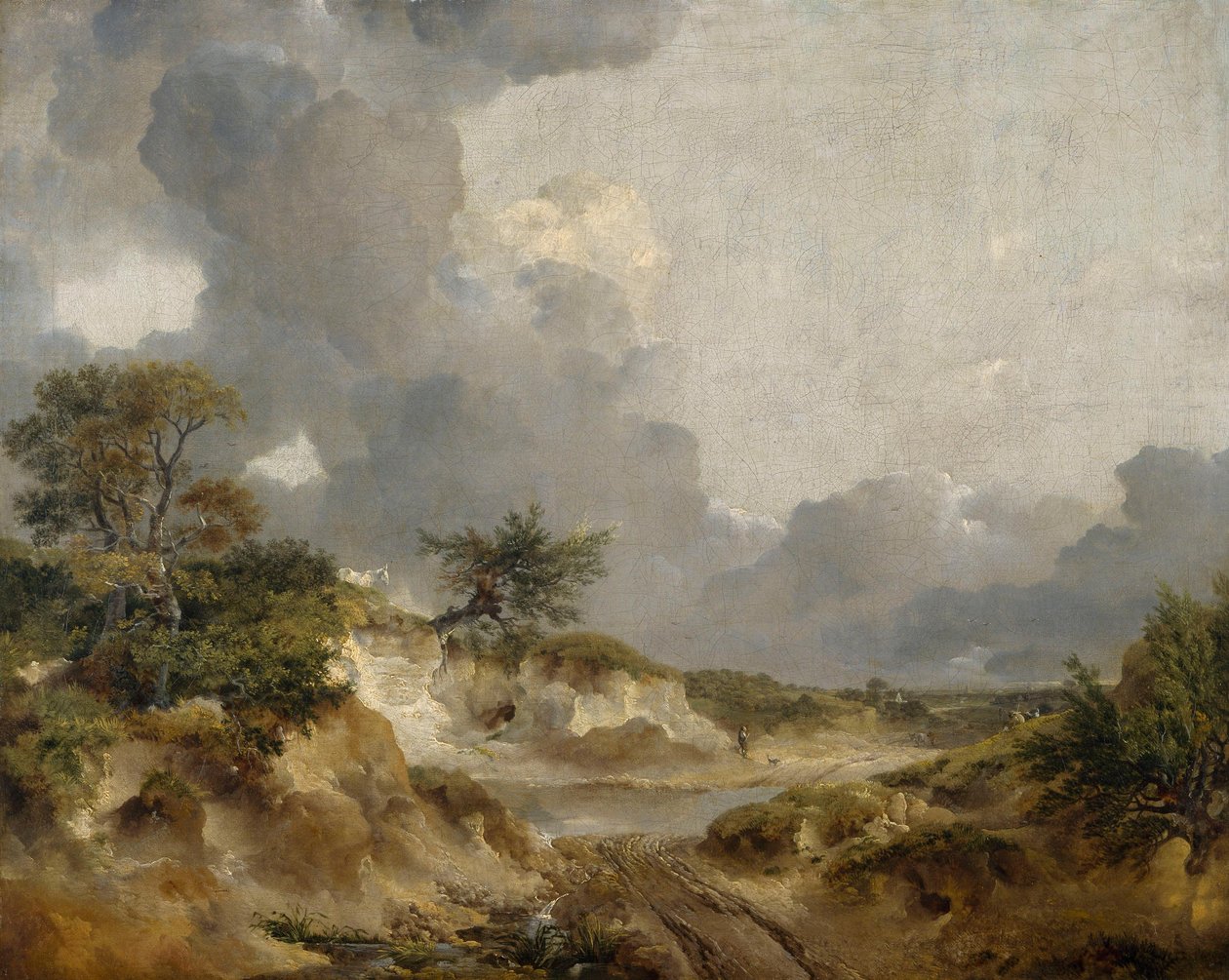 Utsikt i Suffolk av Thomas Gainsborough