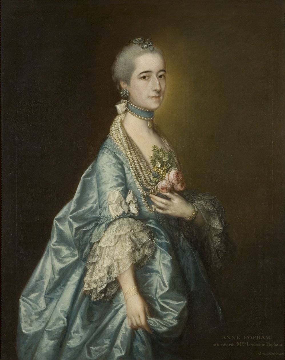 Ann Leyborne Leyborne, ca. 1763 (olje på lerret) av Thomas Gainsborough