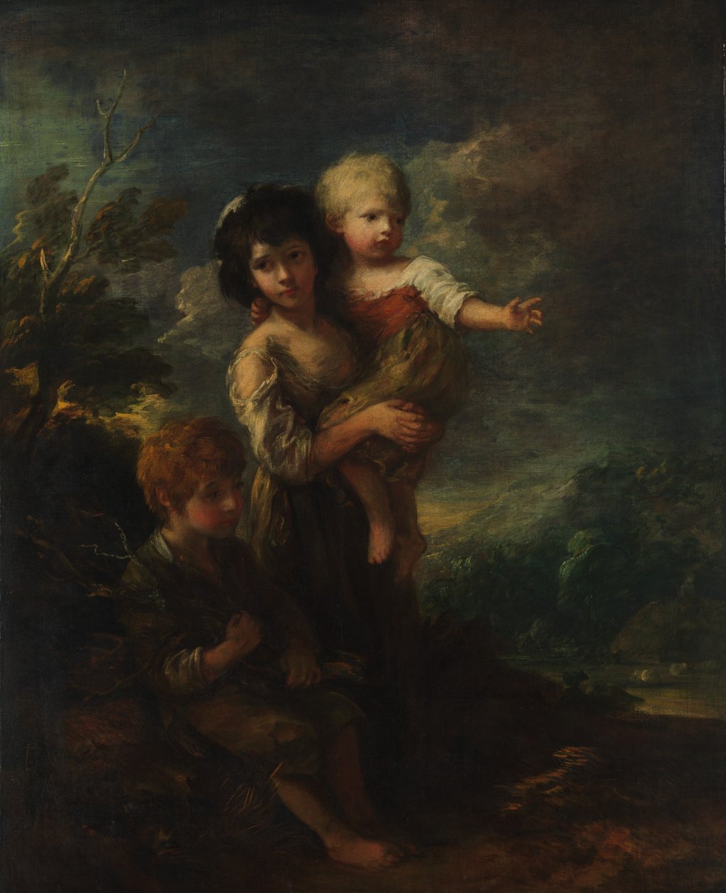 Hyttebarn The Wood Gatherers, 1787. av Thomas Gainsborough