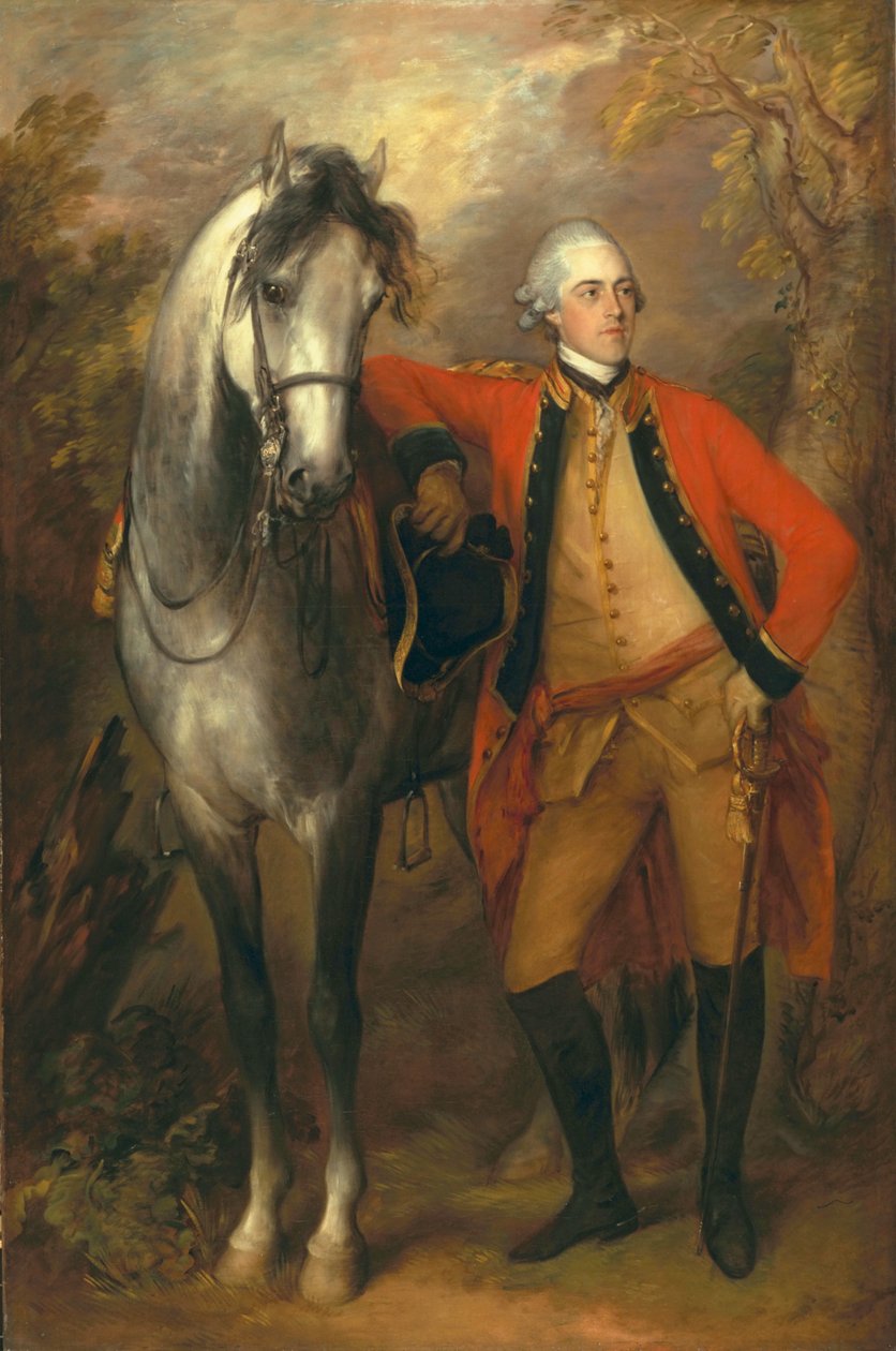 Edward, Viscout Ligonier, 1770 av Thomas Gainsborough