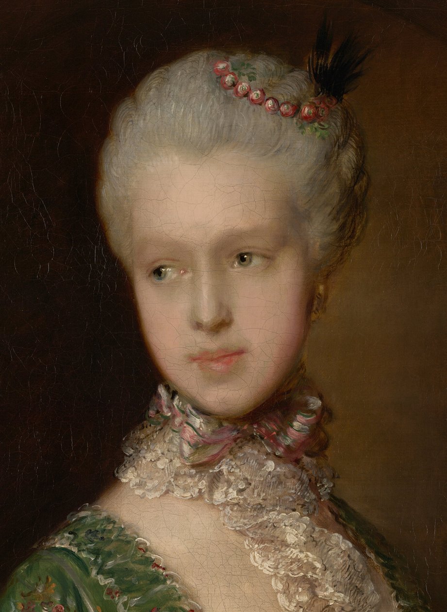 Elizabeth Wrottesley, senere hertuginne av Grafton av Thomas Gainsborough