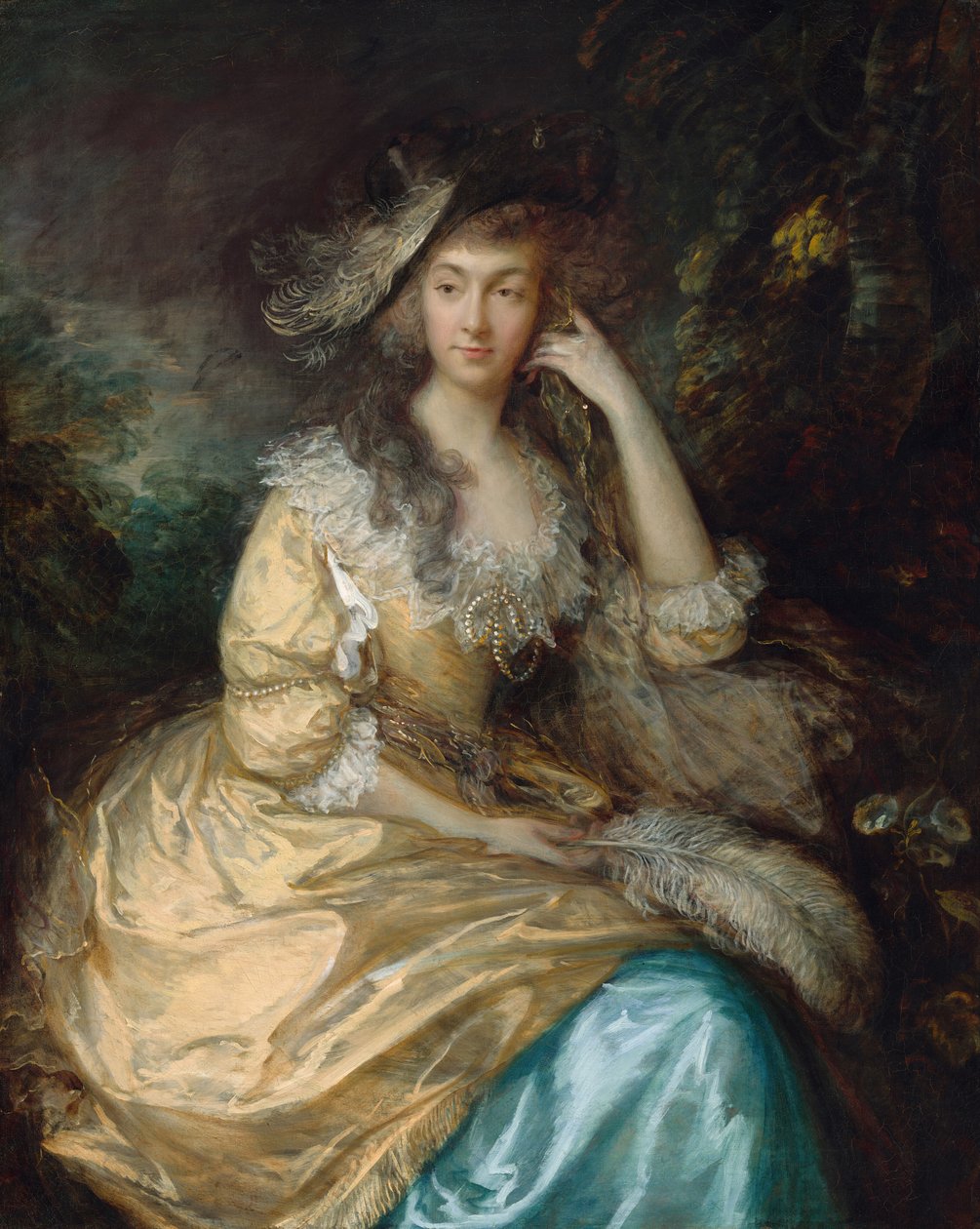 Frances Susanna, Lady de Dunstanville av Thomas Gainsborough
