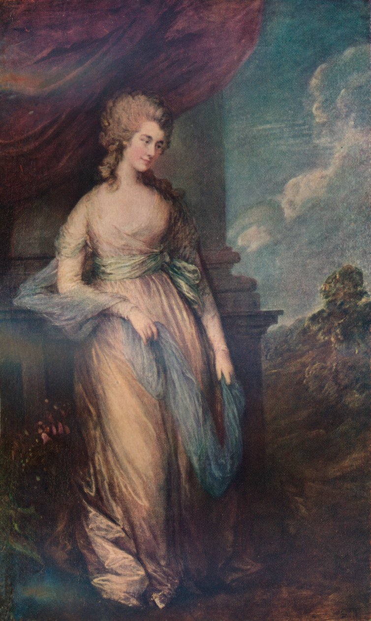Georgiana, hertuginne av Devonshire, 1783, 1911 av Thomas Gainsborough