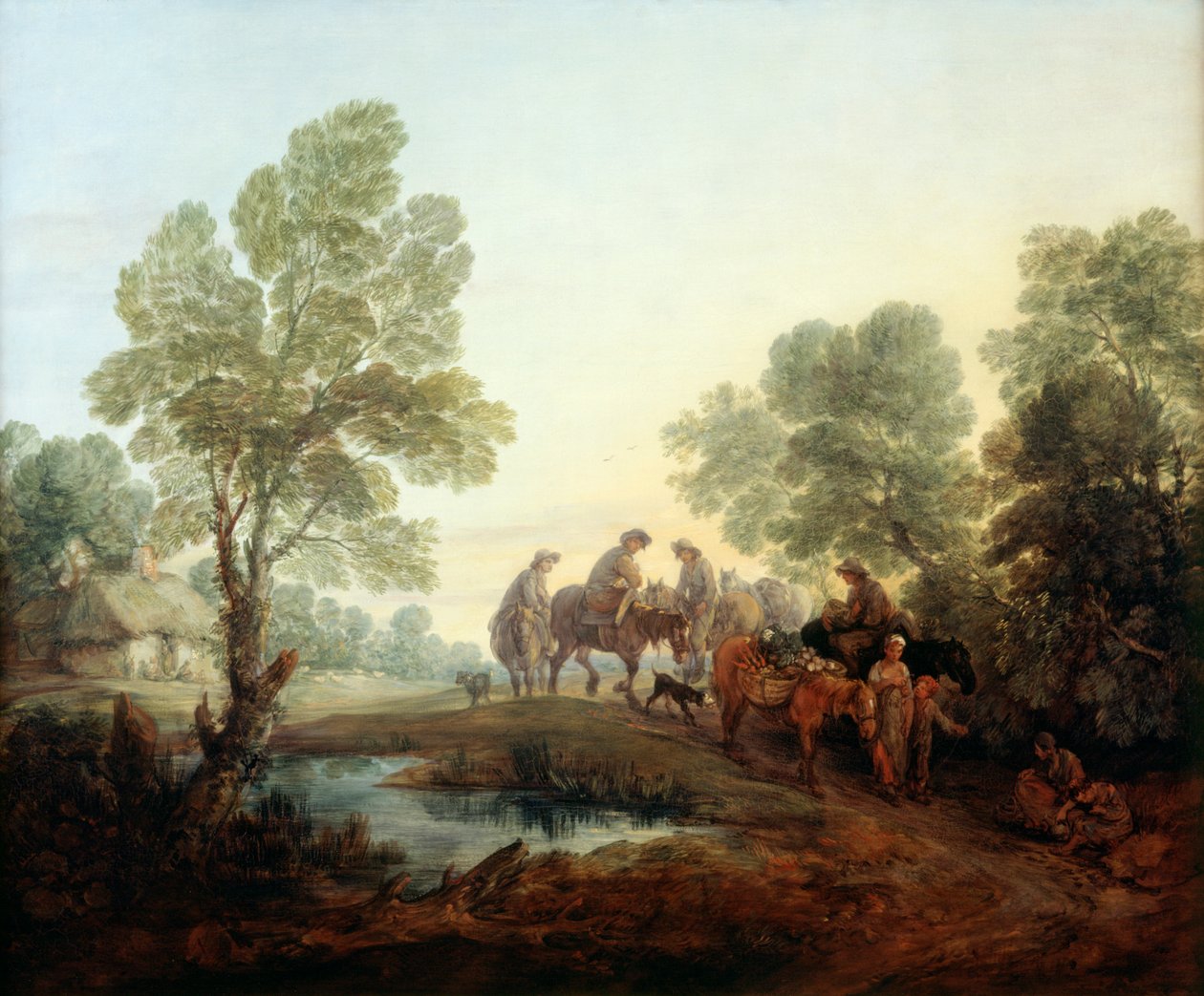 Going to Market, ca. 1770 (olje på lerret) av Thomas Gainsborough
