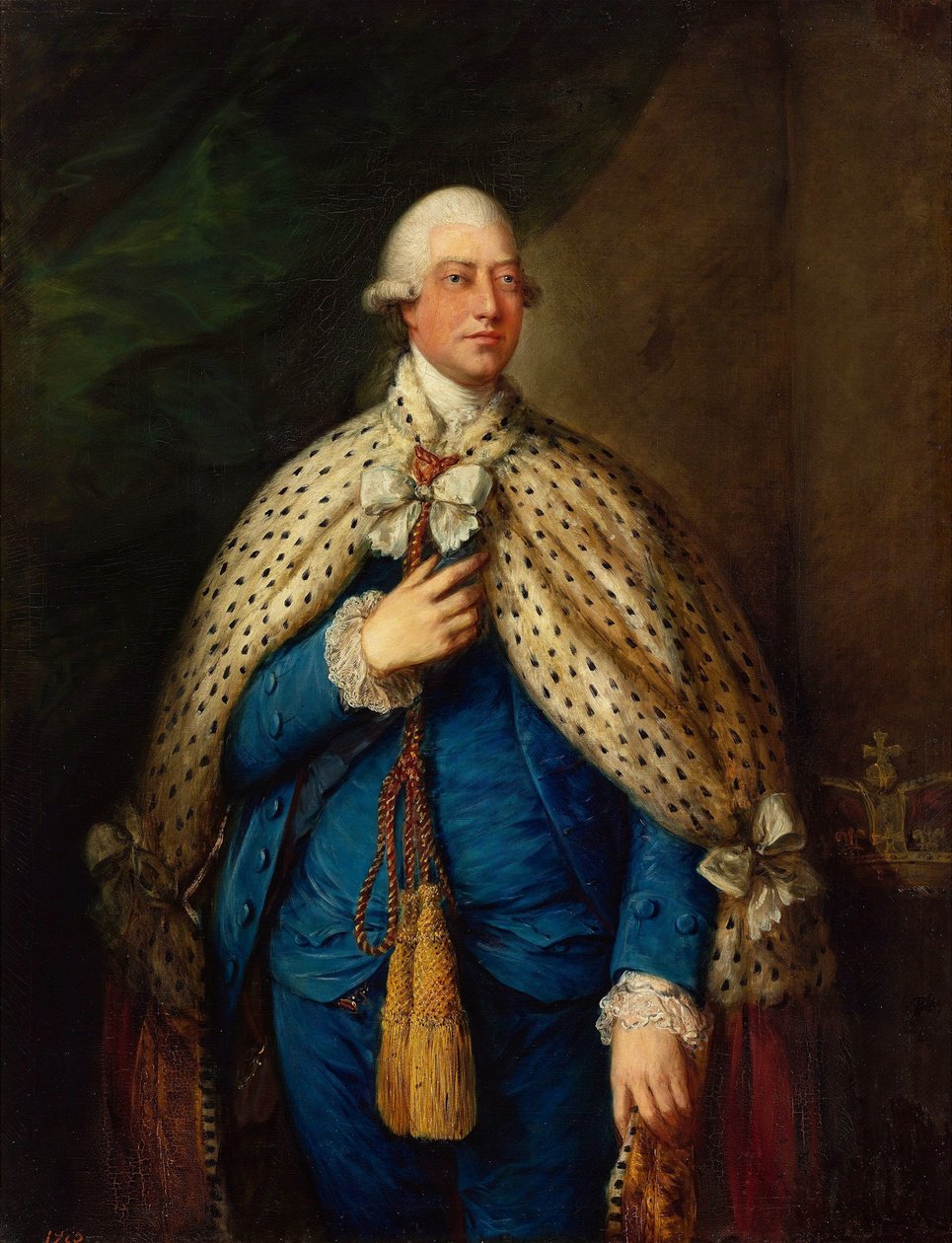 Kong George III av Storbritannia 1738-1820, 1785. av Thomas Gainsborough