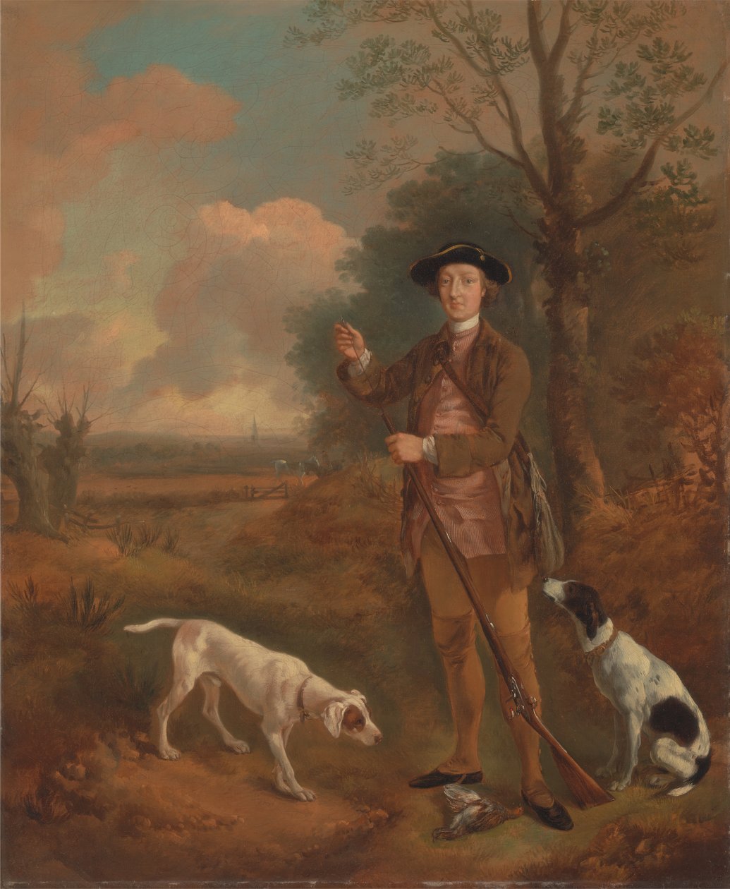 Major John Dade, fra Tannington, Suffolk, ca. 1755. av Thomas Gainsborough