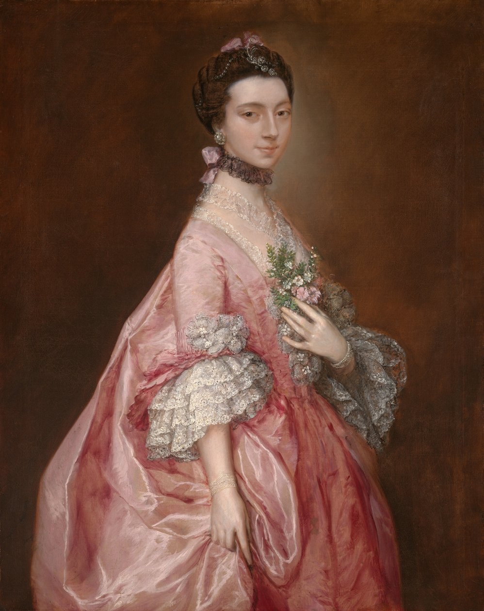 Mary Little, senere Lady Carr av Thomas Gainsborough