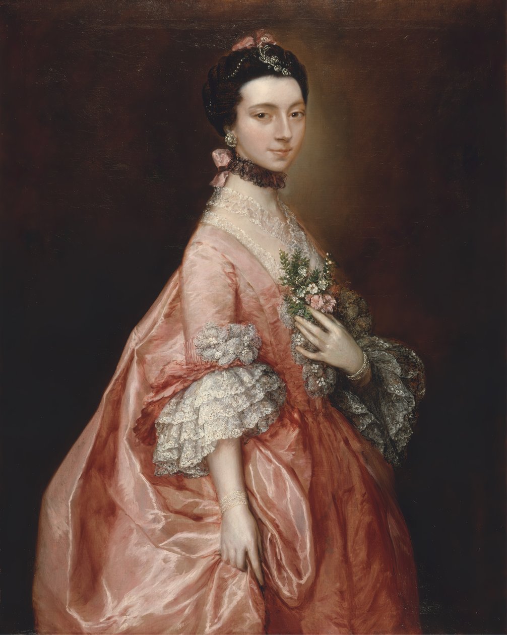 Mary Little, senere Lady Carr, ca. 1765. av Thomas Gainsborough