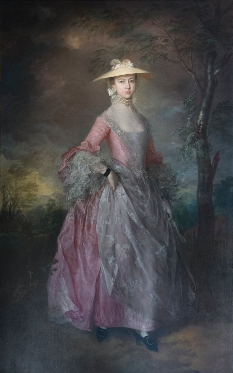 Mary grevinne Howe av Thomas Gainsborough