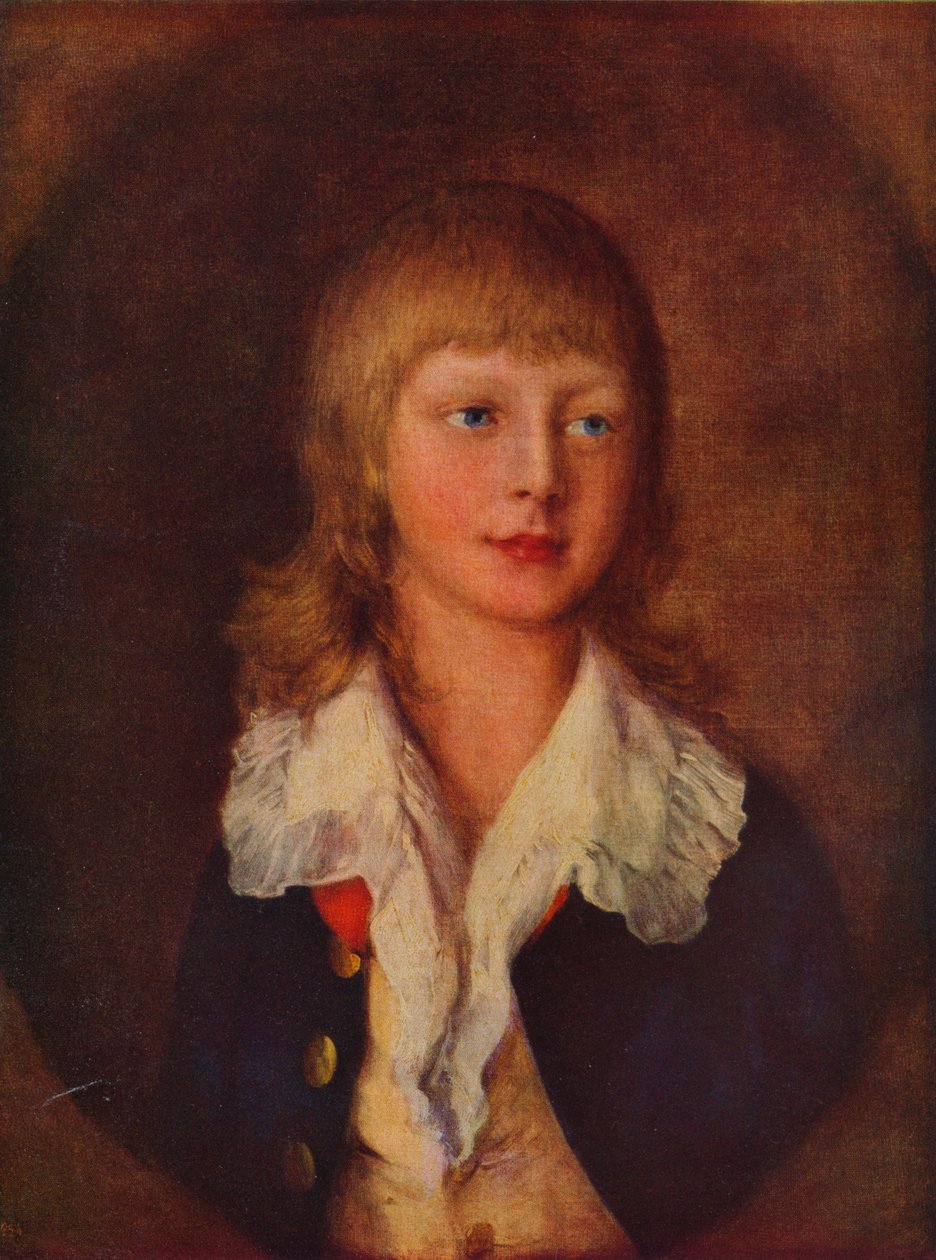 Portrett av Adolphus, hertugen av Cambridge, iført Windsor-uniformen, 1700-tallet av Thomas Gainsborough